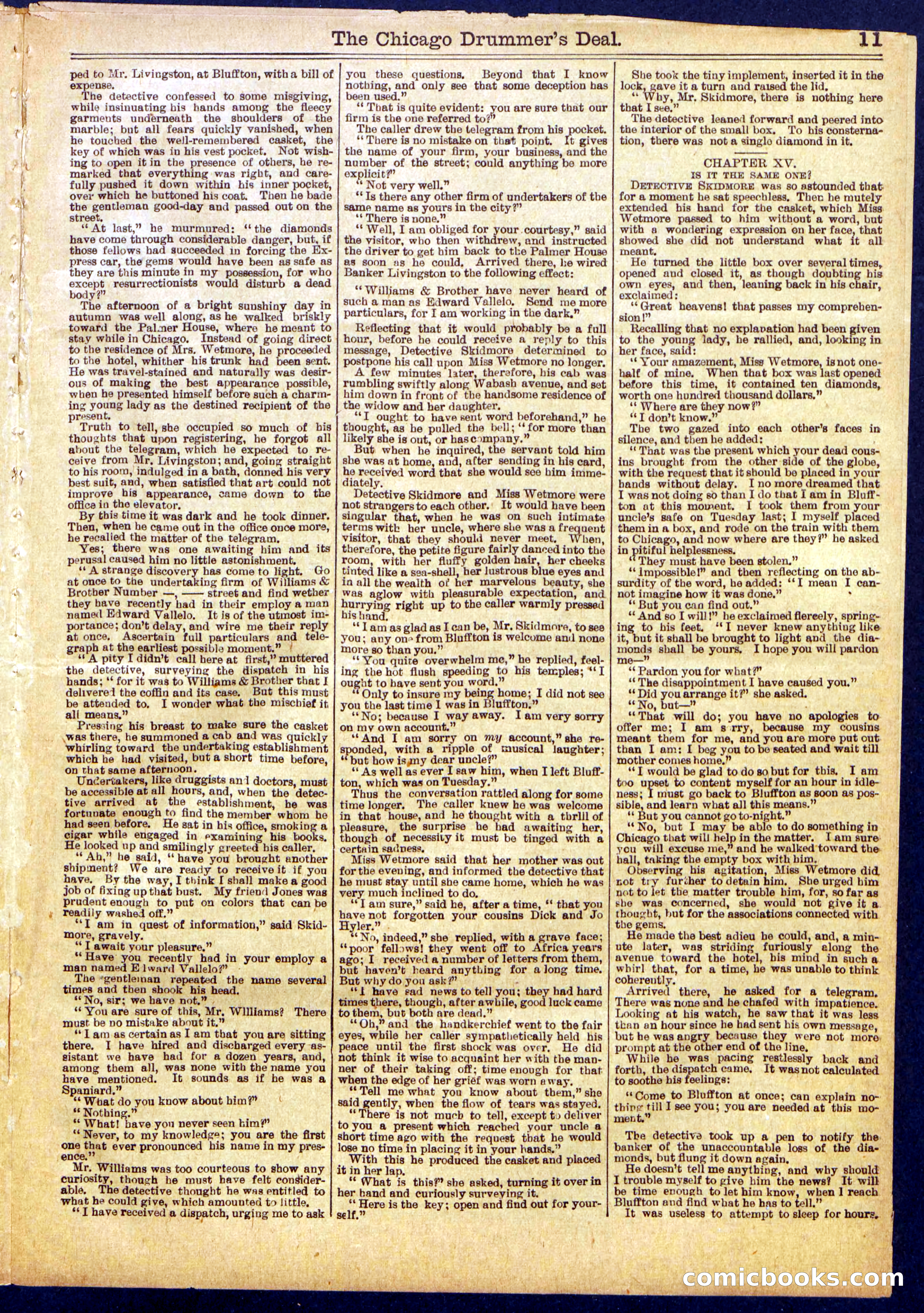 Beadle's Half Dime Library, No. 831 — page 11 of 16