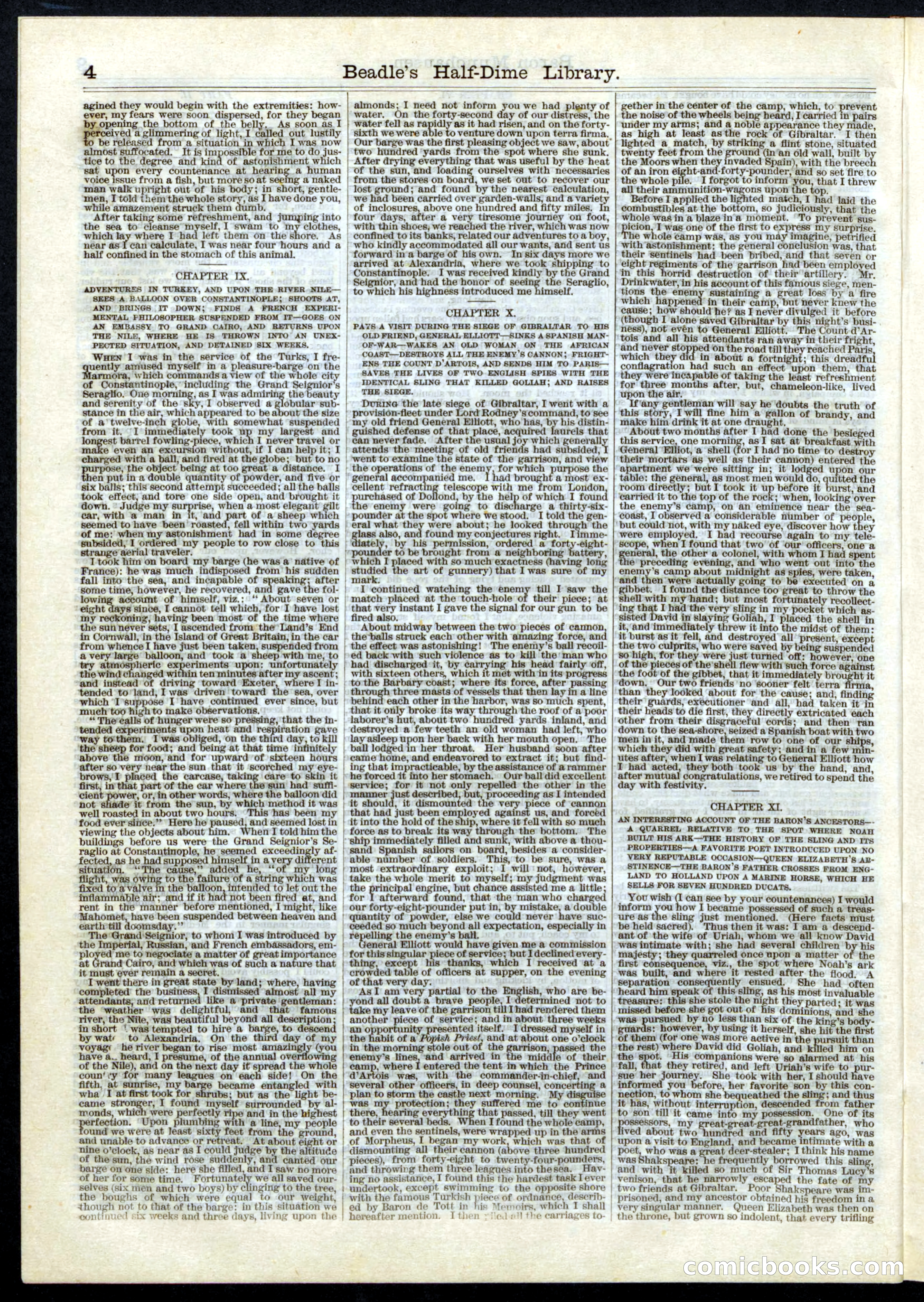Beadle's Half Dime Library, No. 9 — page 4 of 16