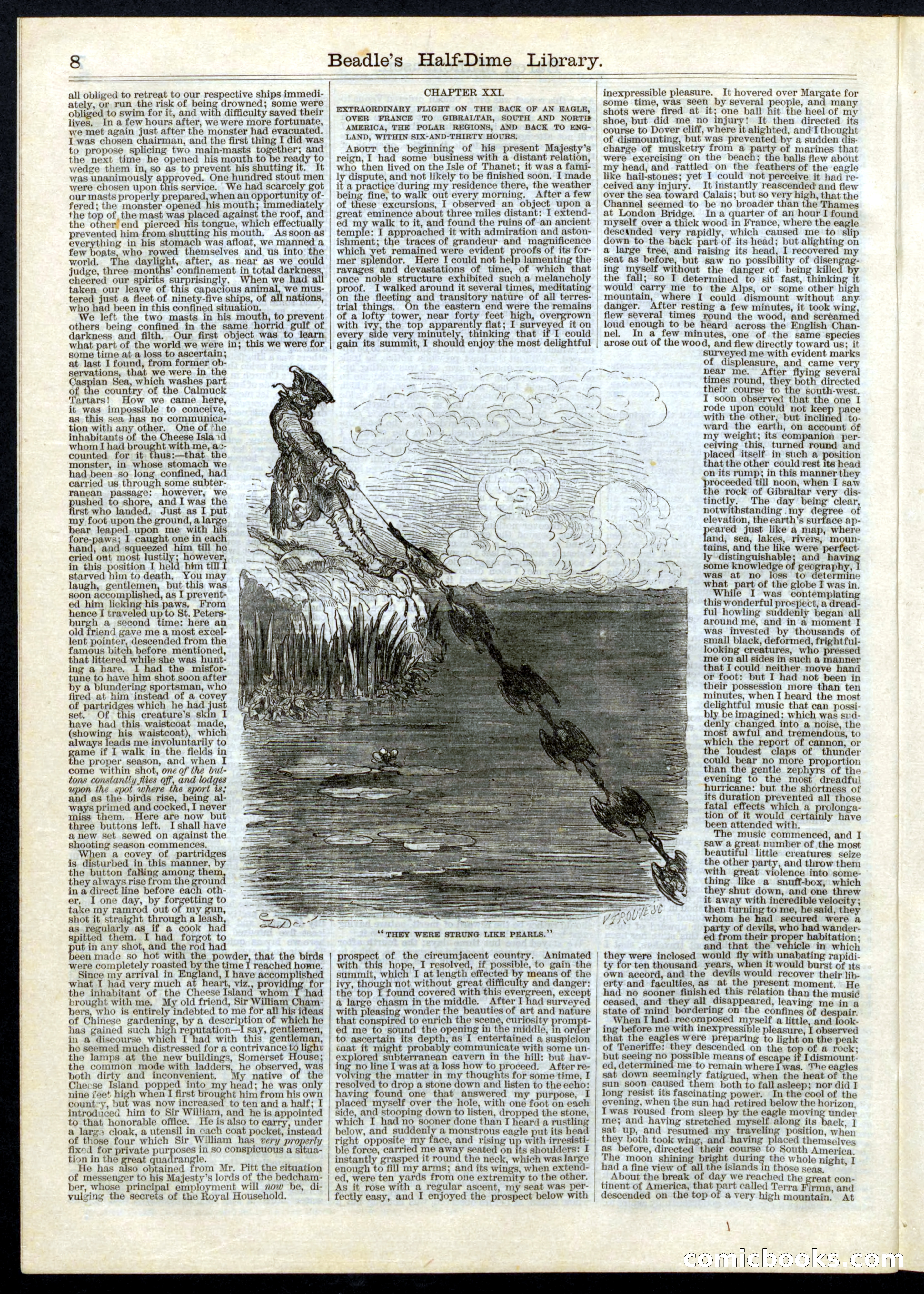 Beadle's Half Dime Library, No. 9 — page 8 of 16