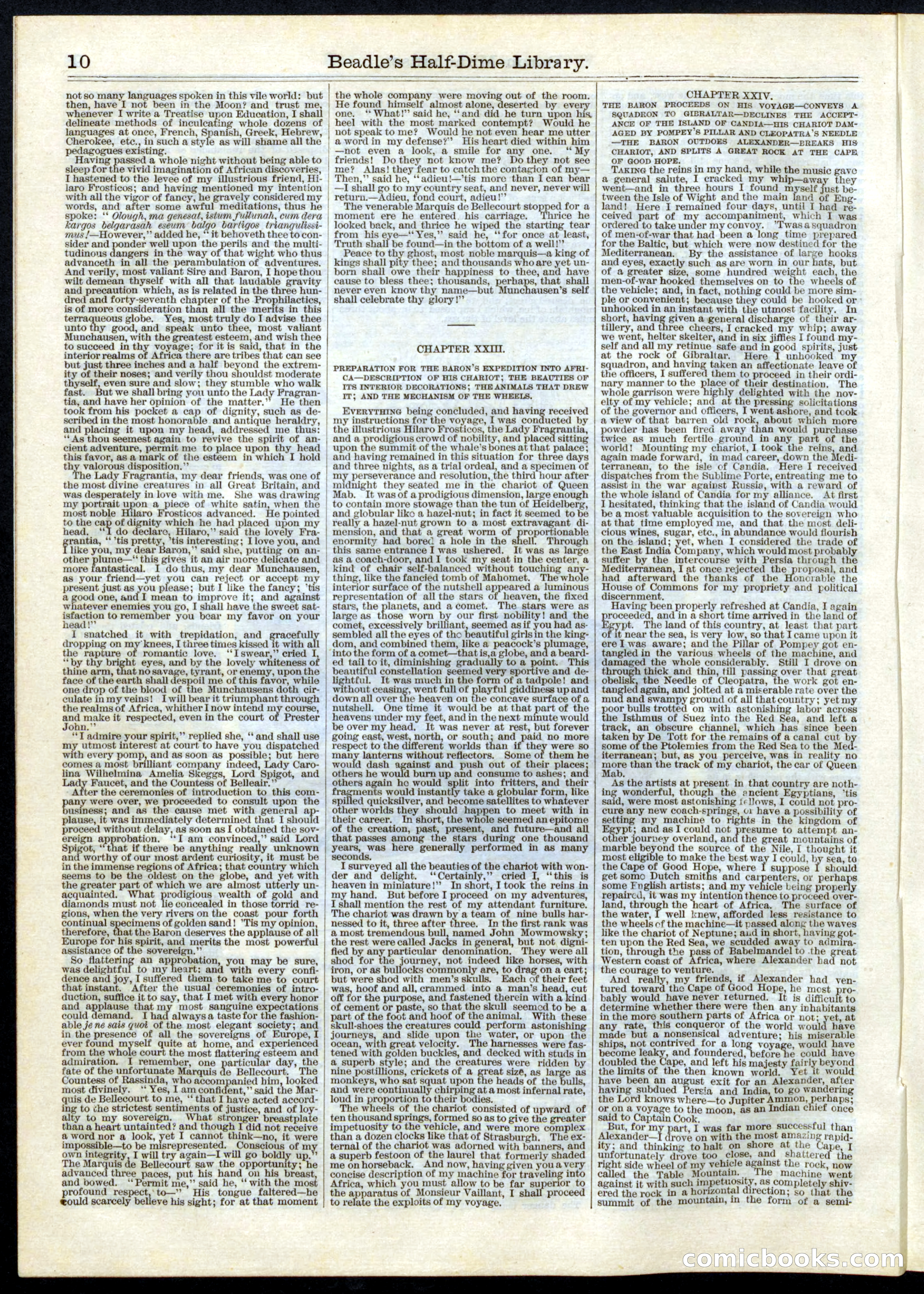 Beadle's Half Dime Library, No. 9 — page 10 of 16