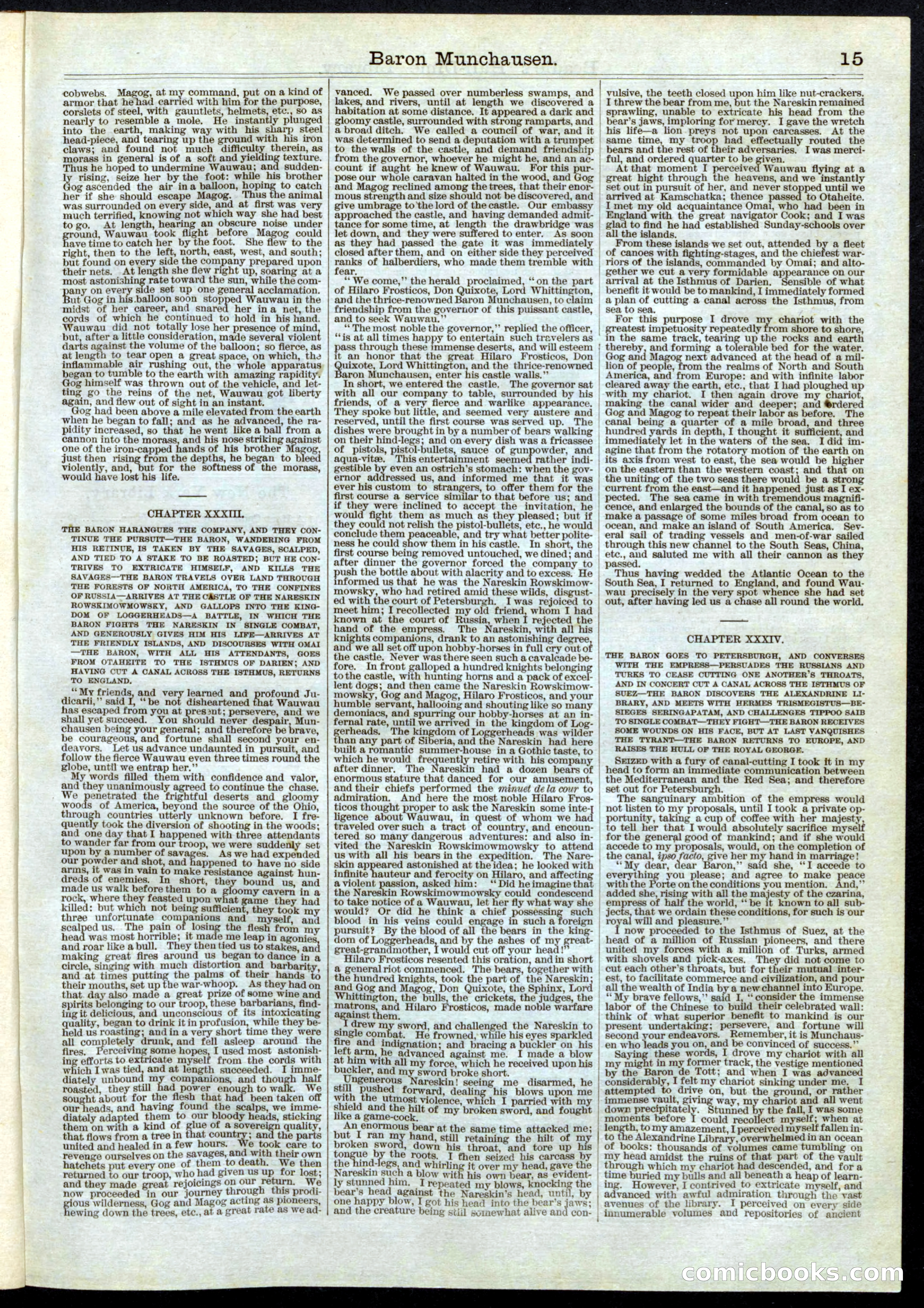 Beadle's Half Dime Library, No. 9 — page 15 of 16
