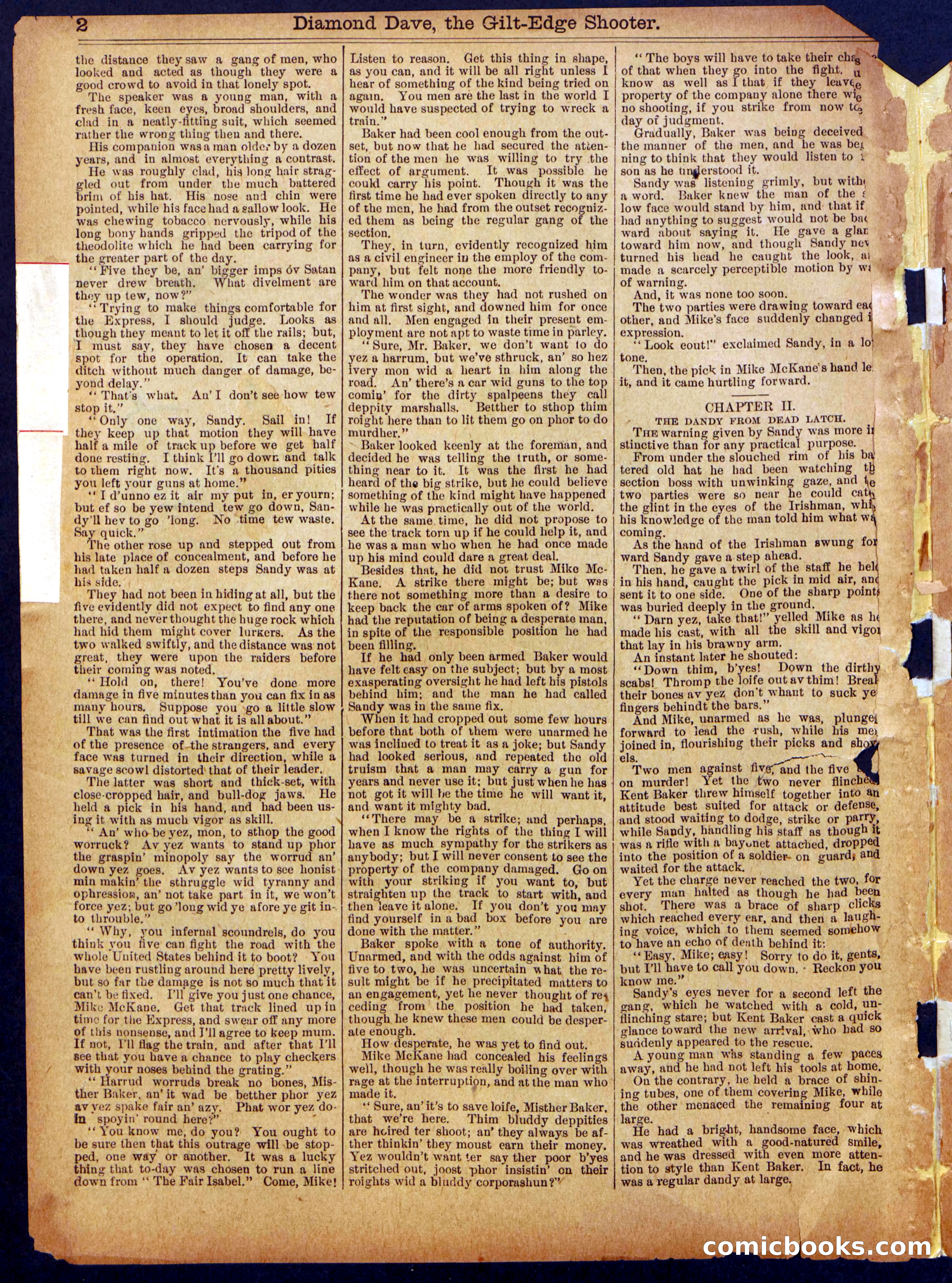 Beadle's Half Dime Library No. 901 — page 2 of 16