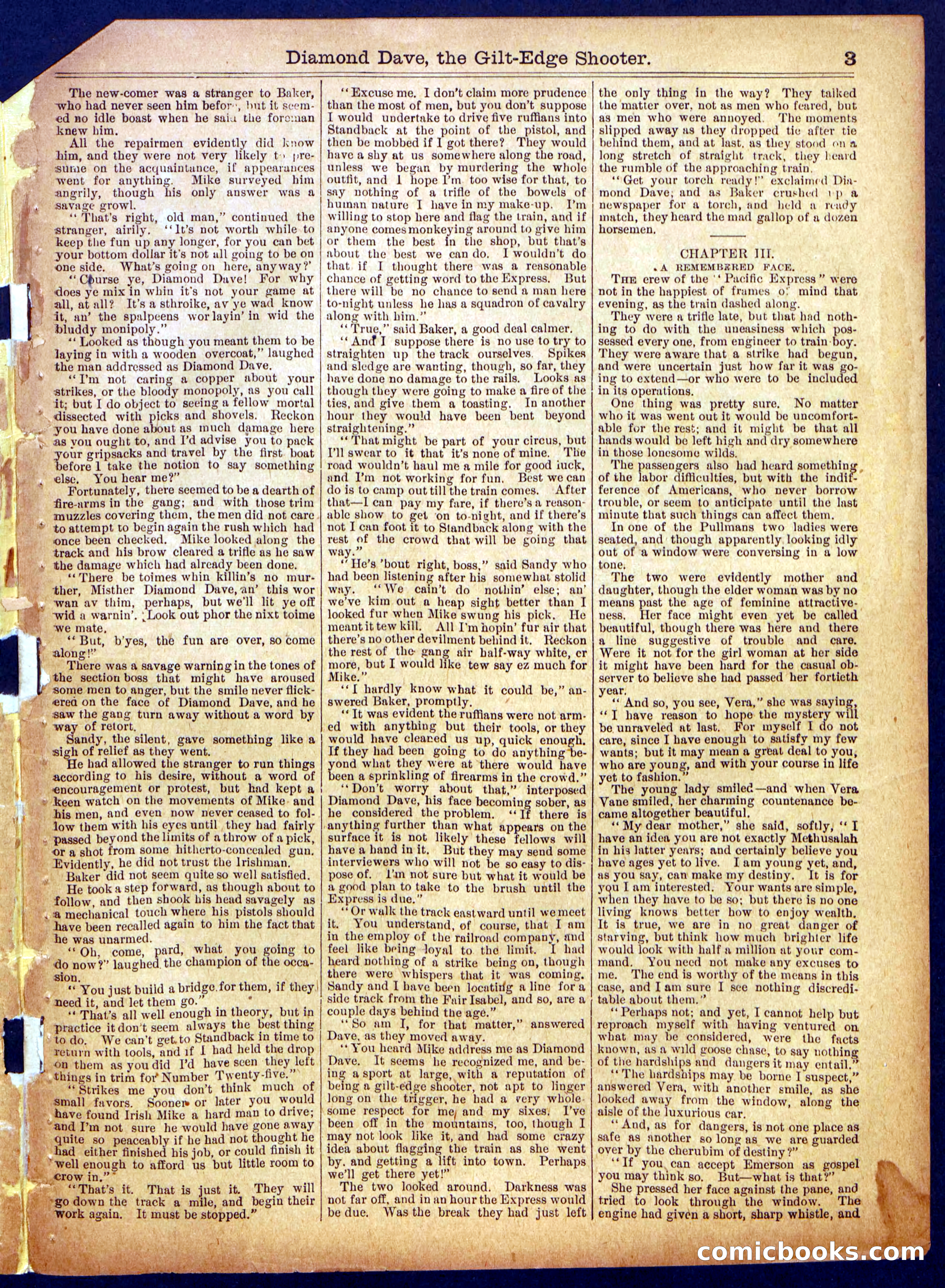 Beadle's Half Dime Library No. 901 — page 3 of 16