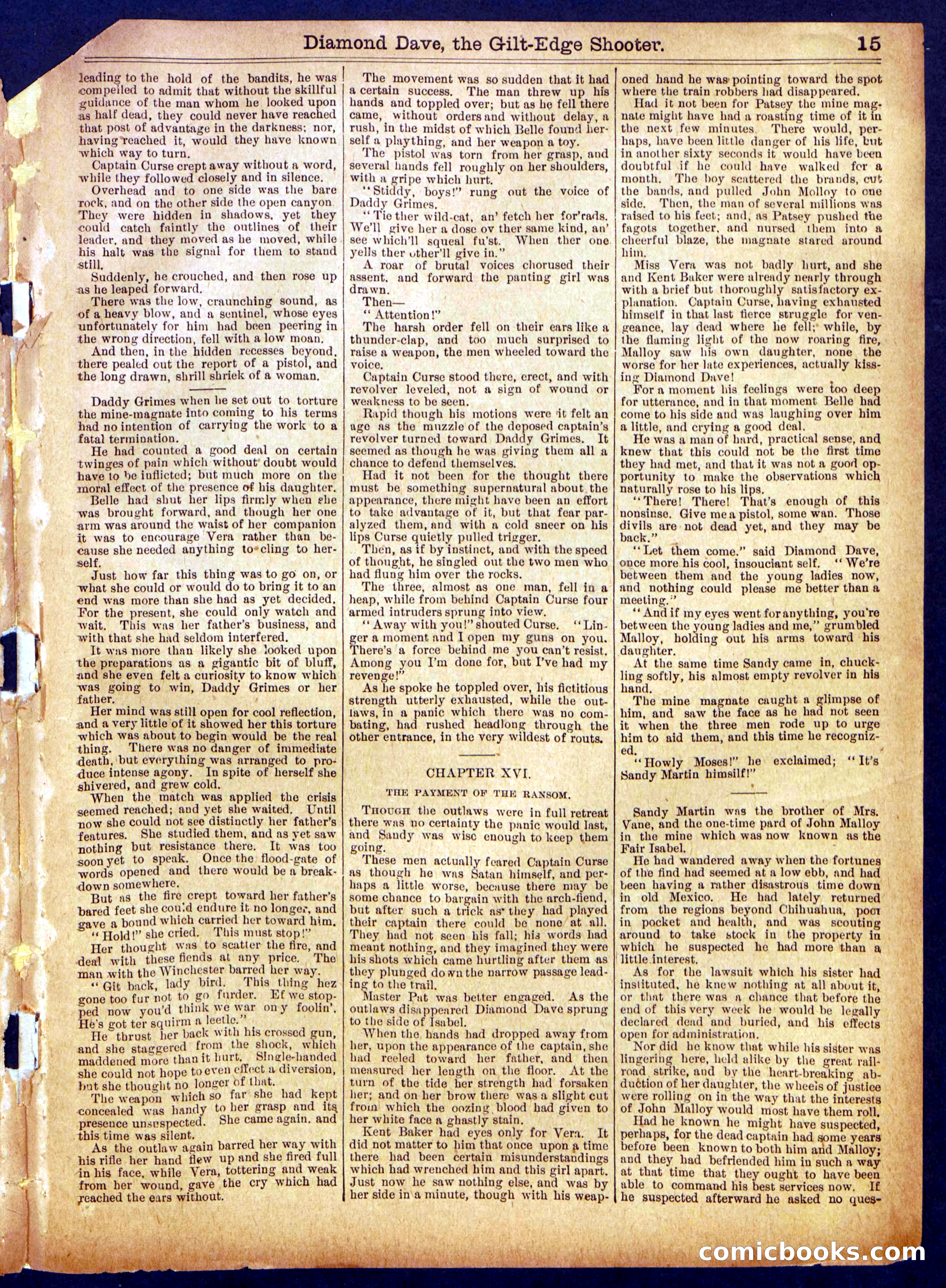 Beadle's Half Dime Library No. 901 — page 15 of 16