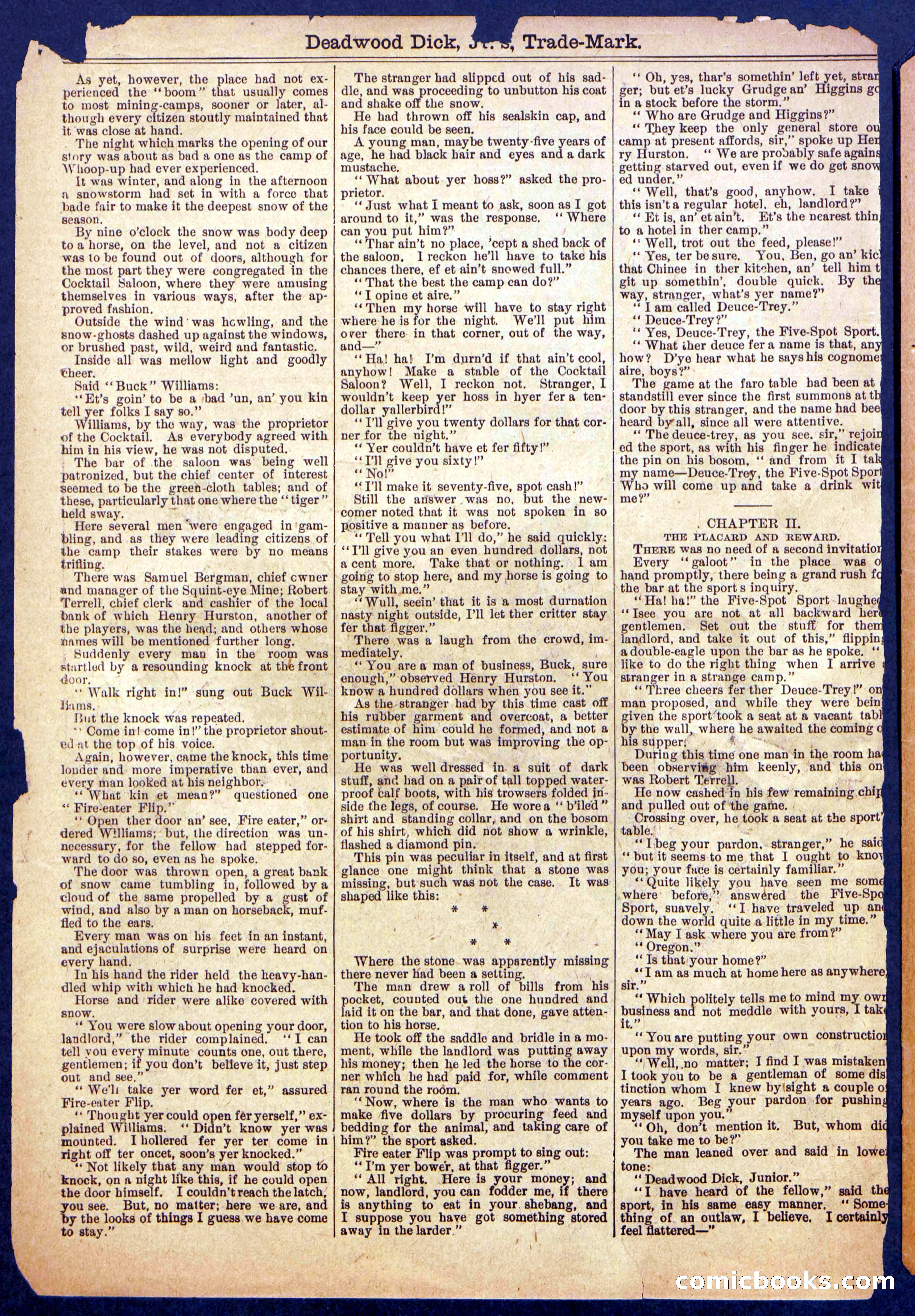 Beadle's Half Dime Library No. 904 — page 2 of 16