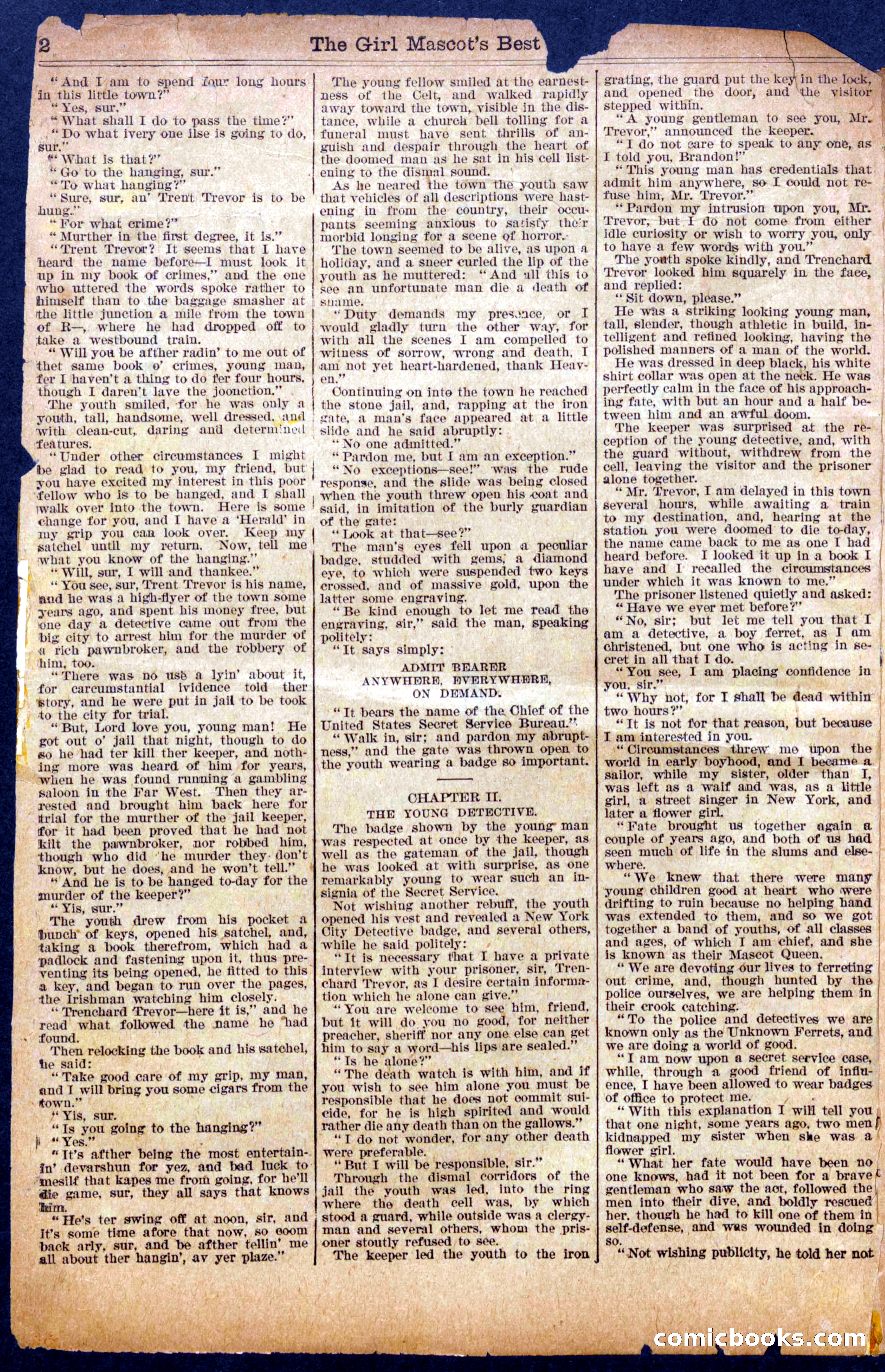 Beadle's Half Dime Library, No. 926 — page 2 of 16