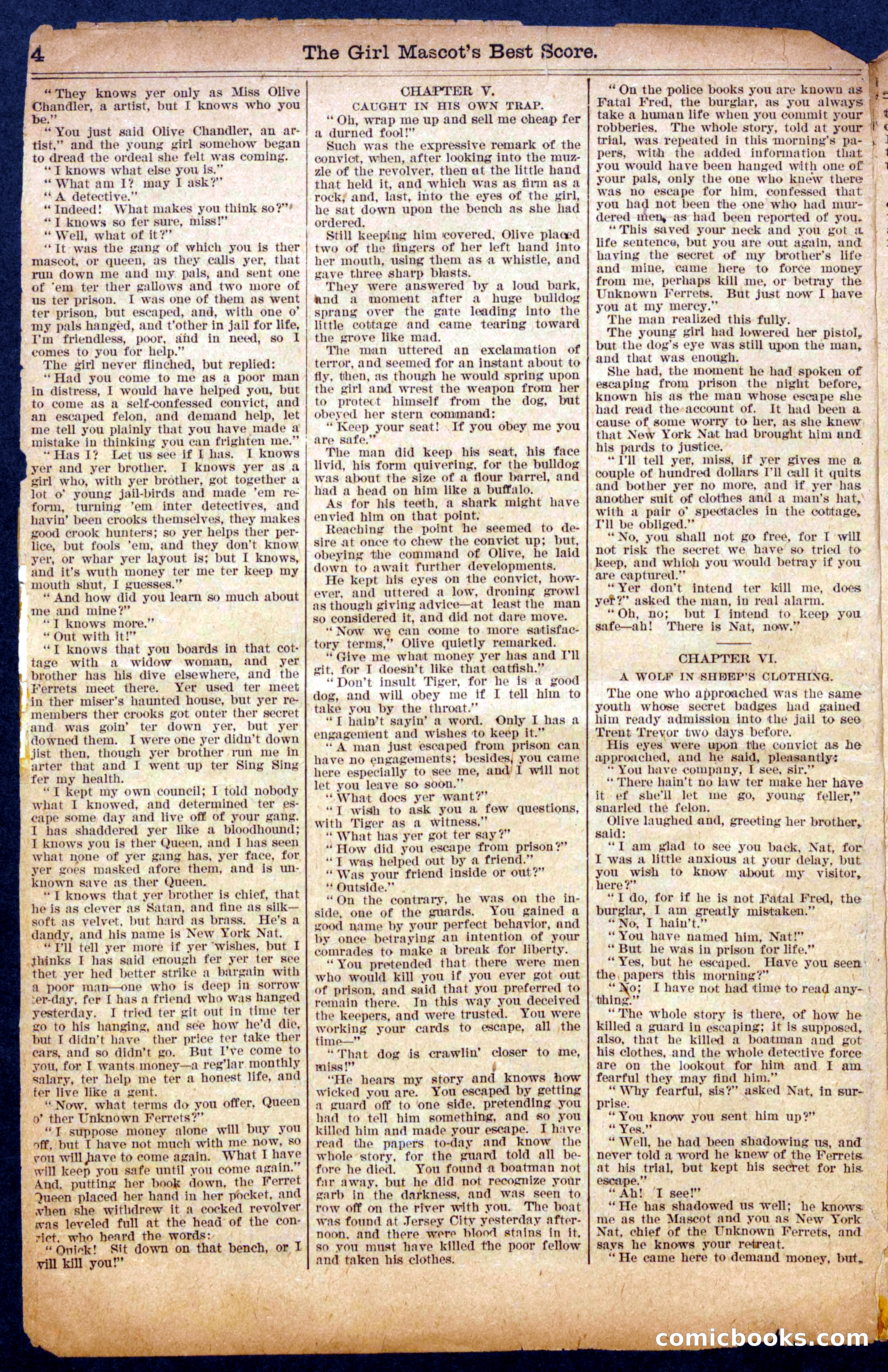 Beadle's Half Dime Library, No. 926 — page 4 of 16