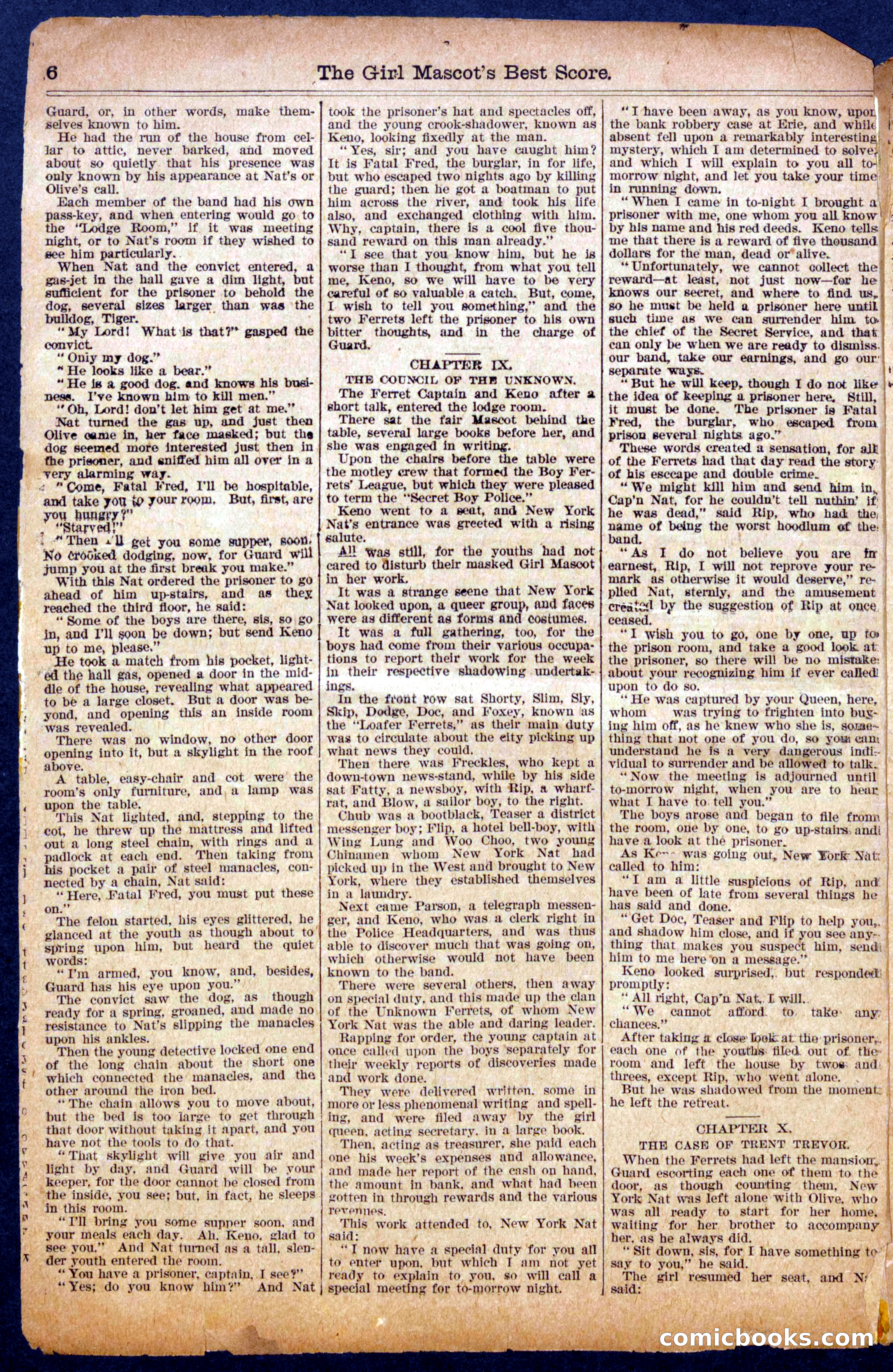 Beadle's Half Dime Library, No. 926 — page 6 of 16