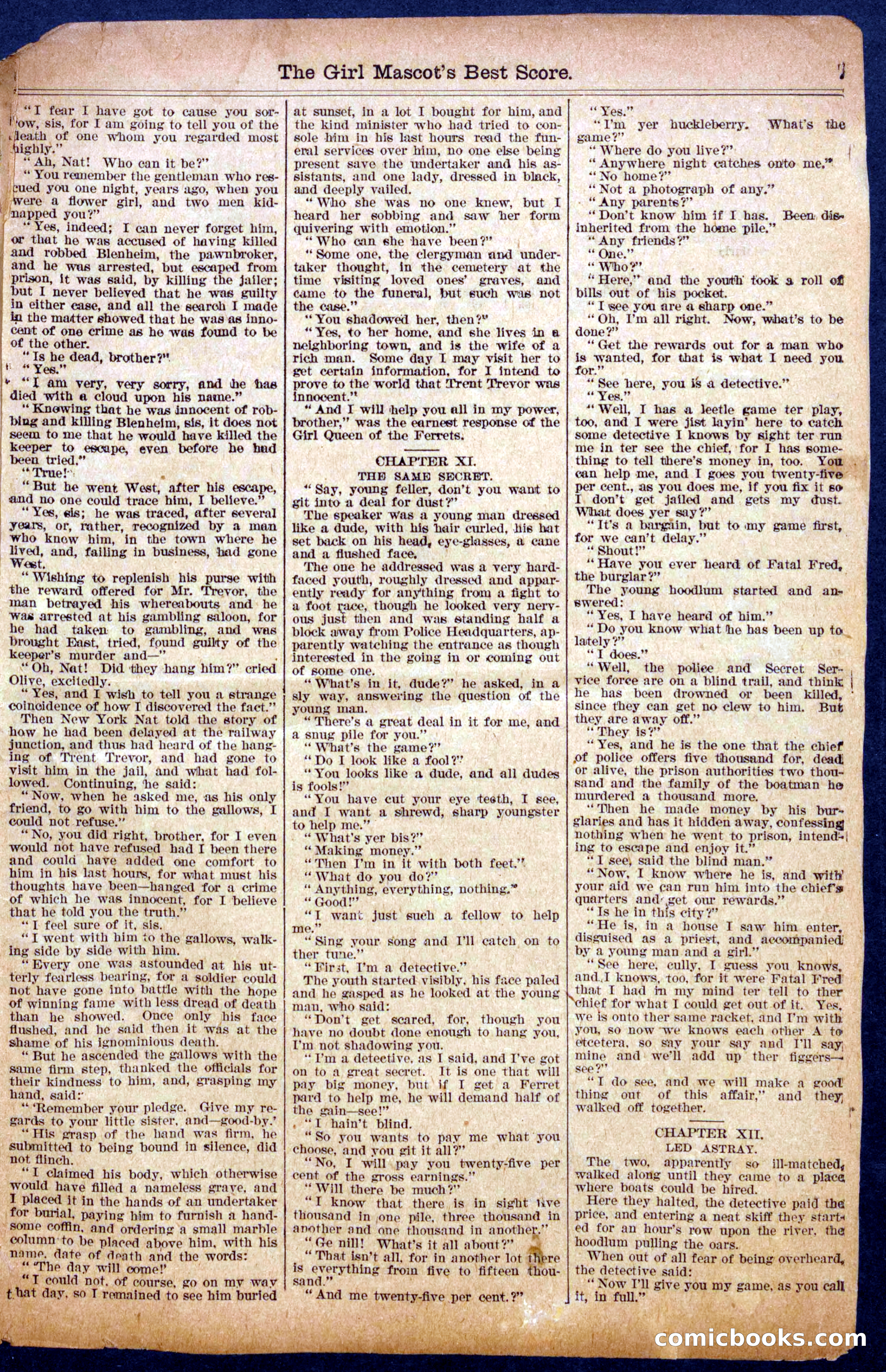 Beadle's Half Dime Library, No. 926 — page 7 of 16