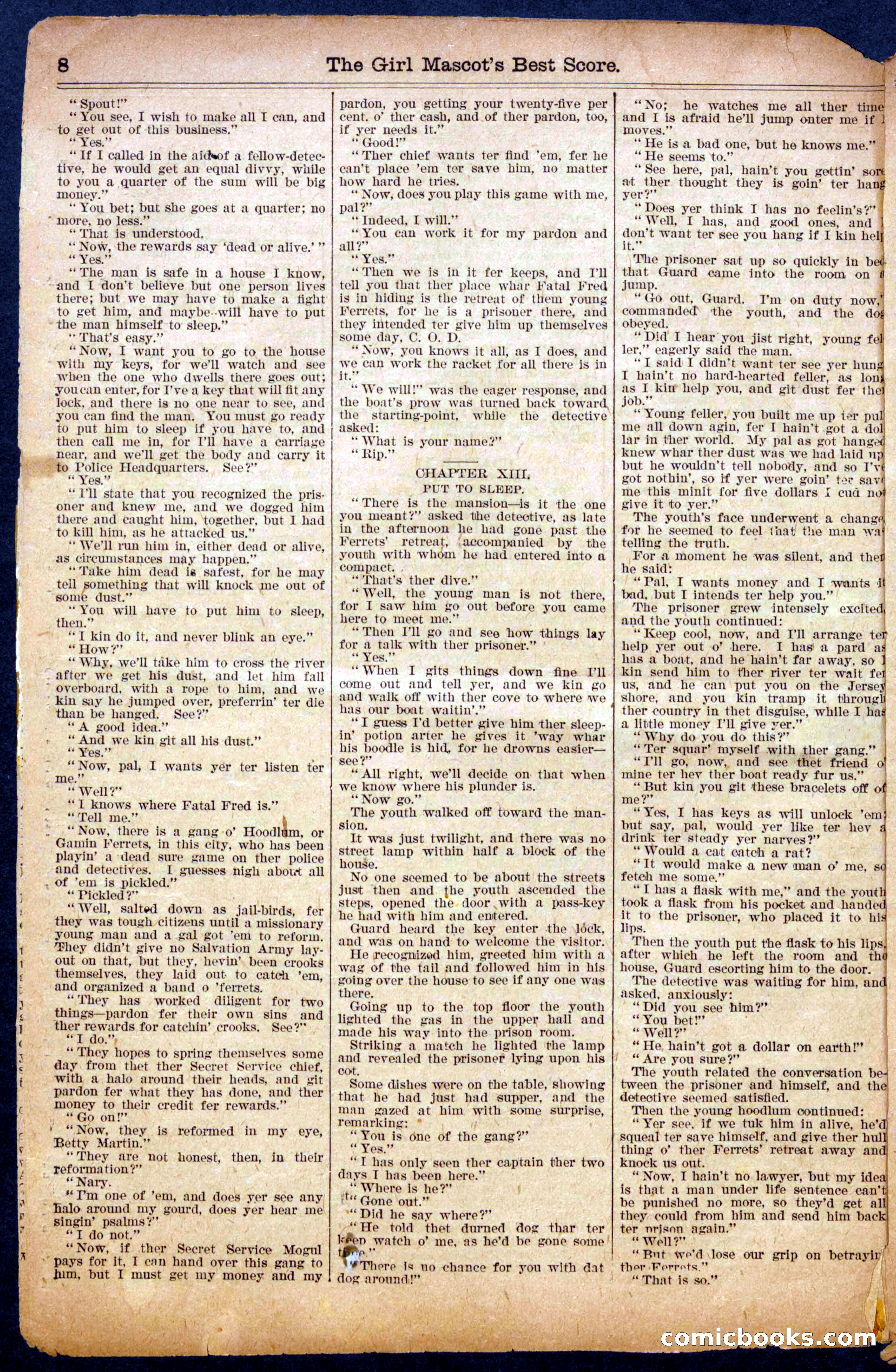 Beadle's Half Dime Library, No. 926 — page 8 of 16