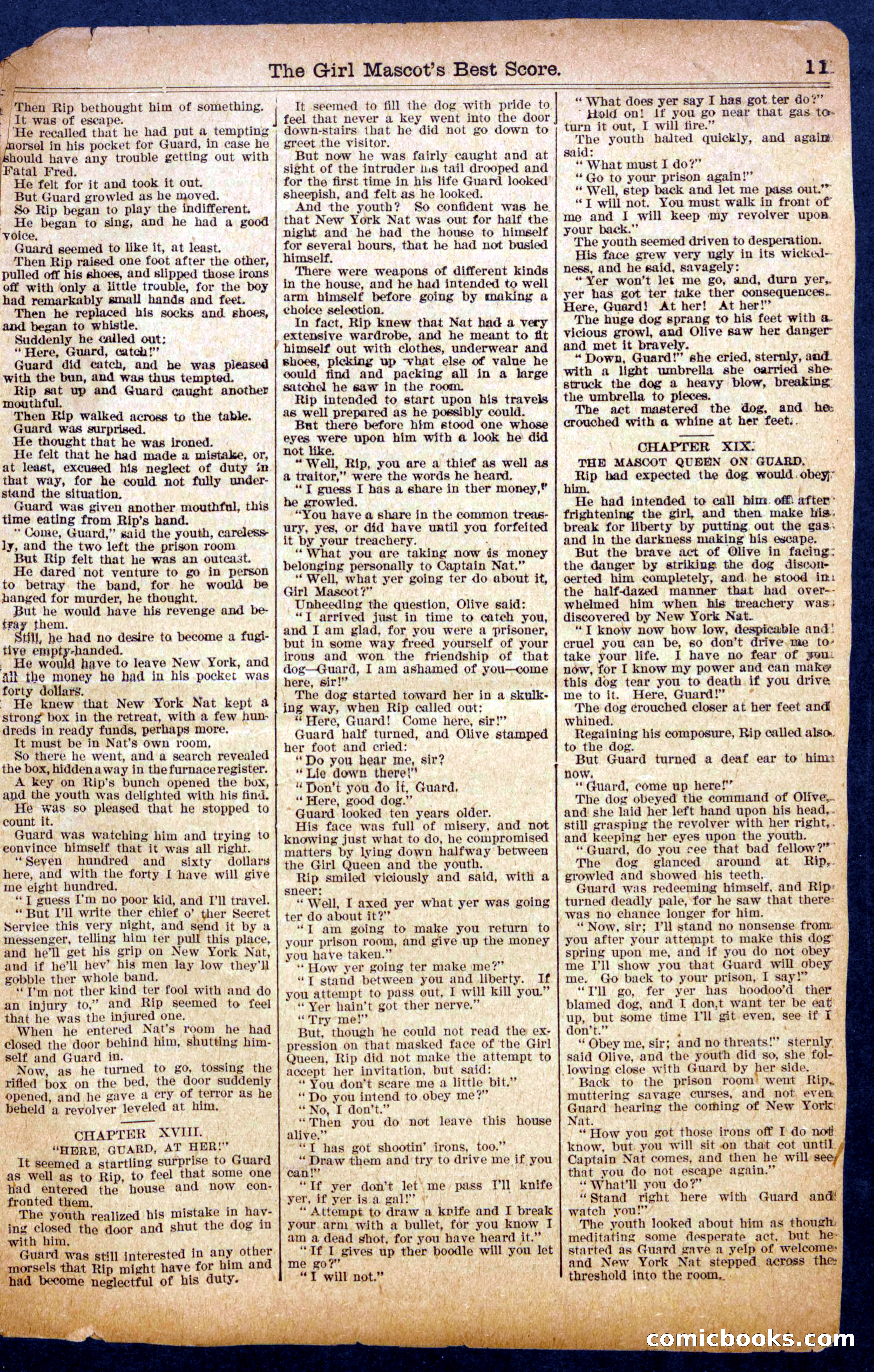 Beadle's Half Dime Library, No. 926 — page 11 of 16