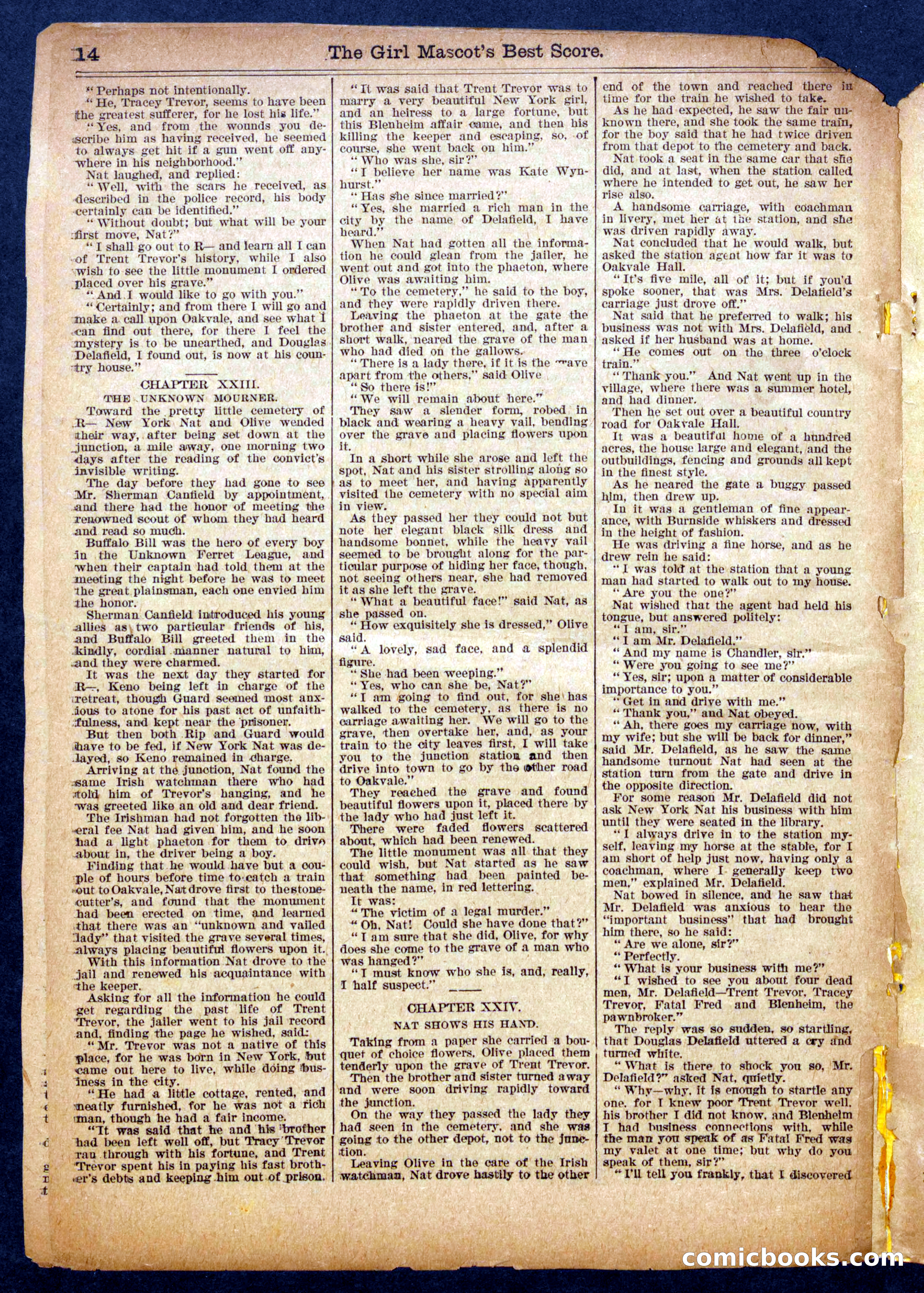 Beadle's Half Dime Library, No. 926 — page 14 of 16