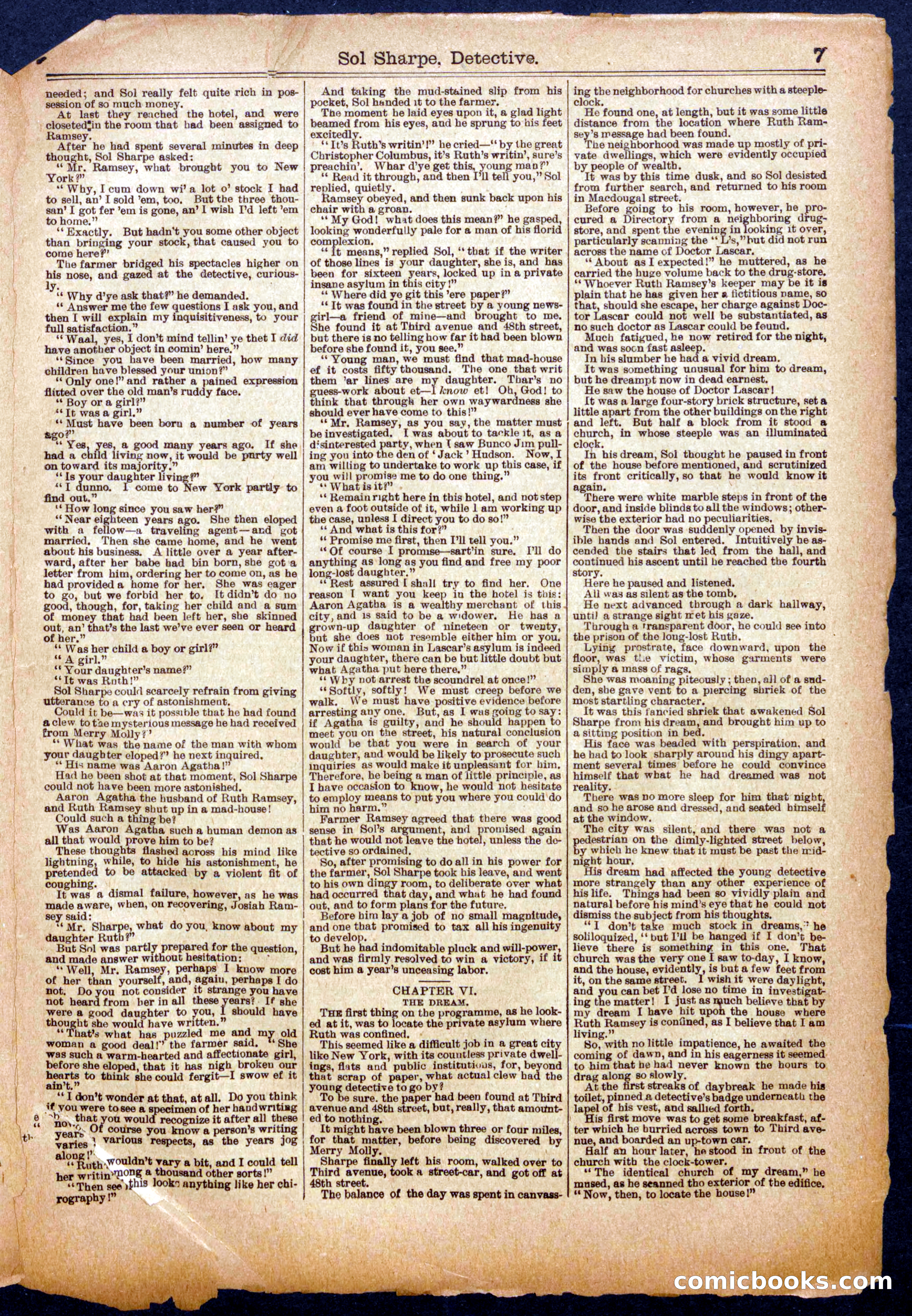 Beadle's Half Dime Library No. 943 — page 7 of 16