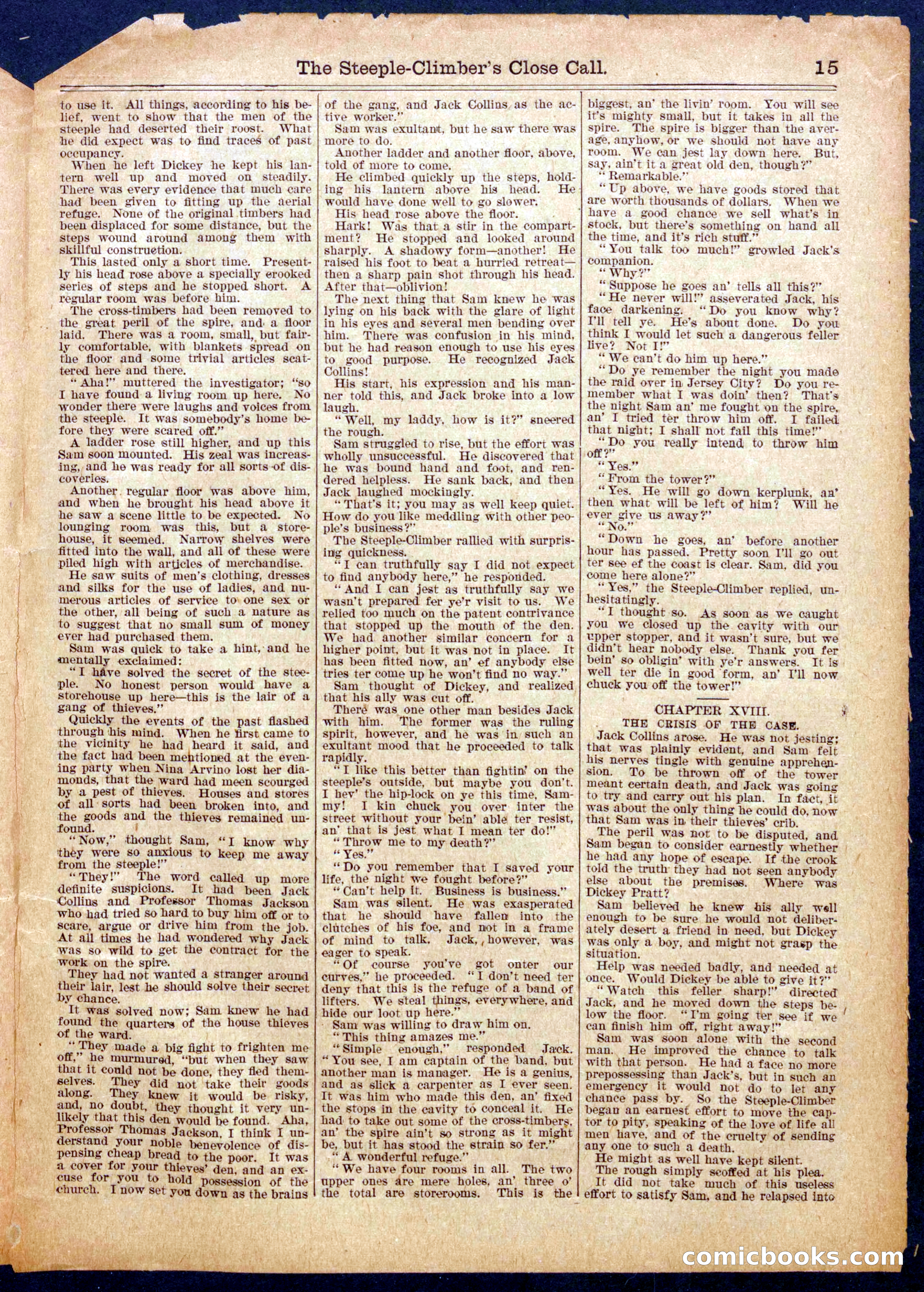 Beadle's Half Dime Library No. 950 — page 15 of 16