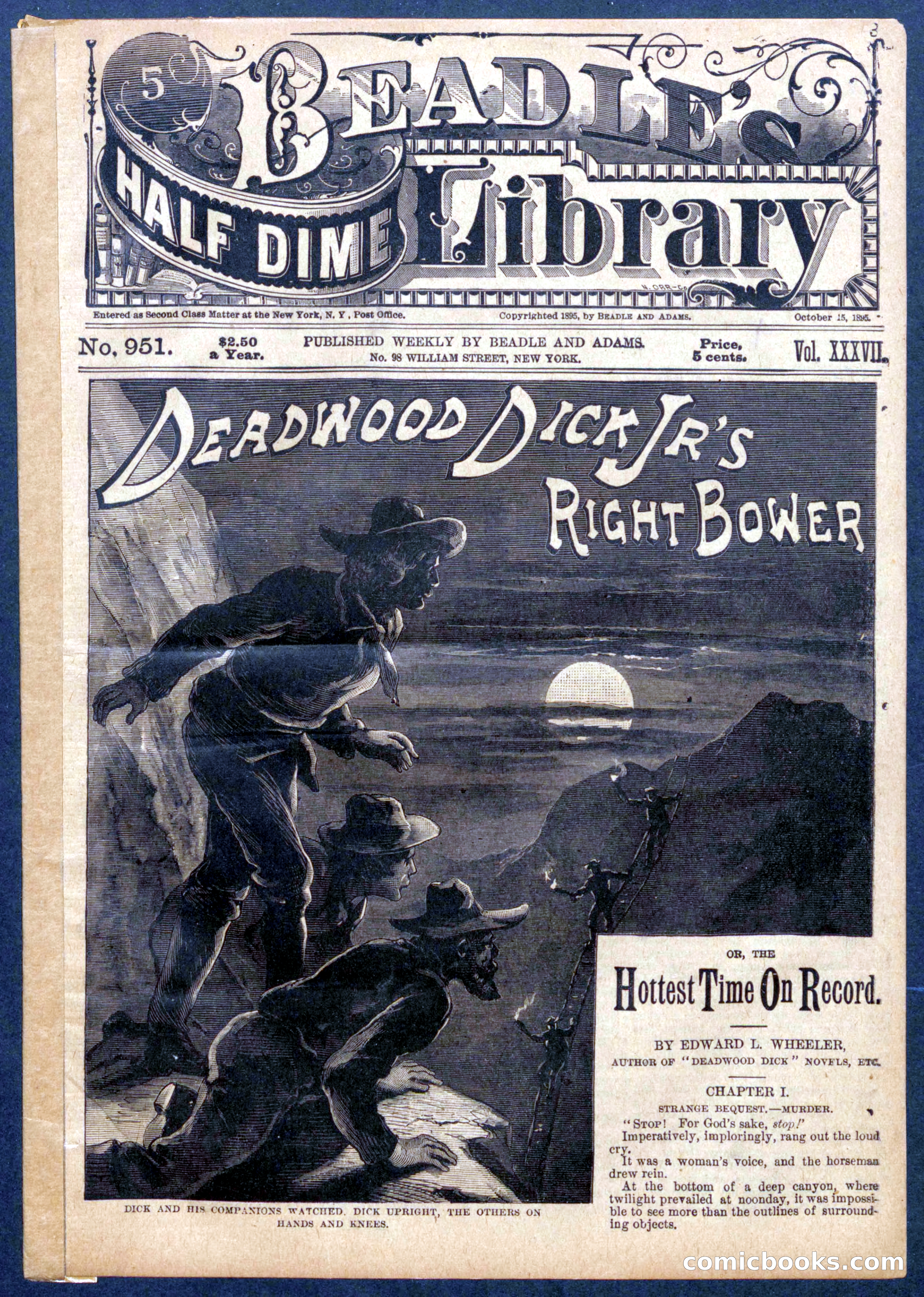 Beadle's Half Dime Library No. 951 — page 1 of 16