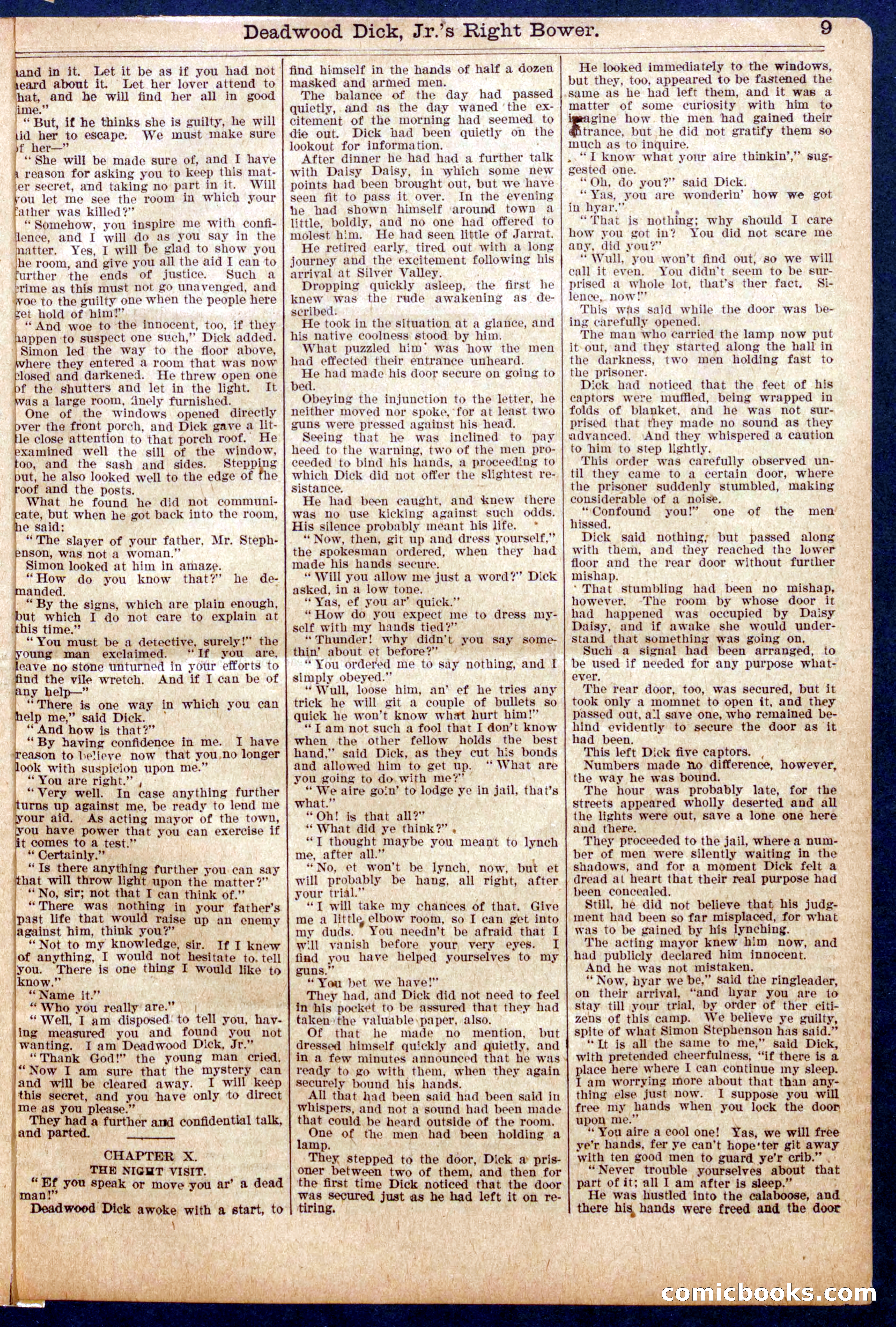 Beadle's Half Dime Library No. 951 — page 9 of 16