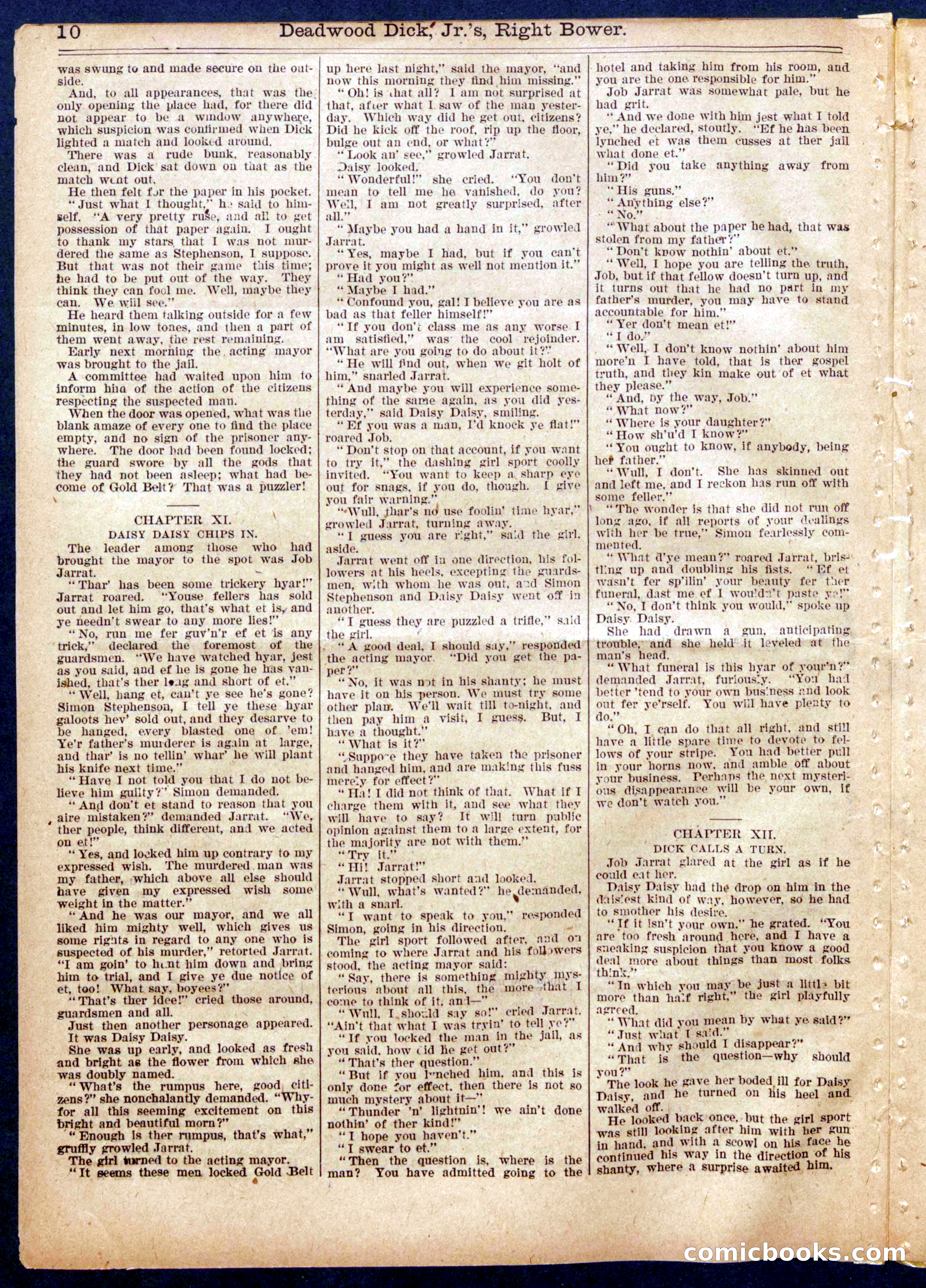 Beadle's Half Dime Library No. 951 — page 10 of 16