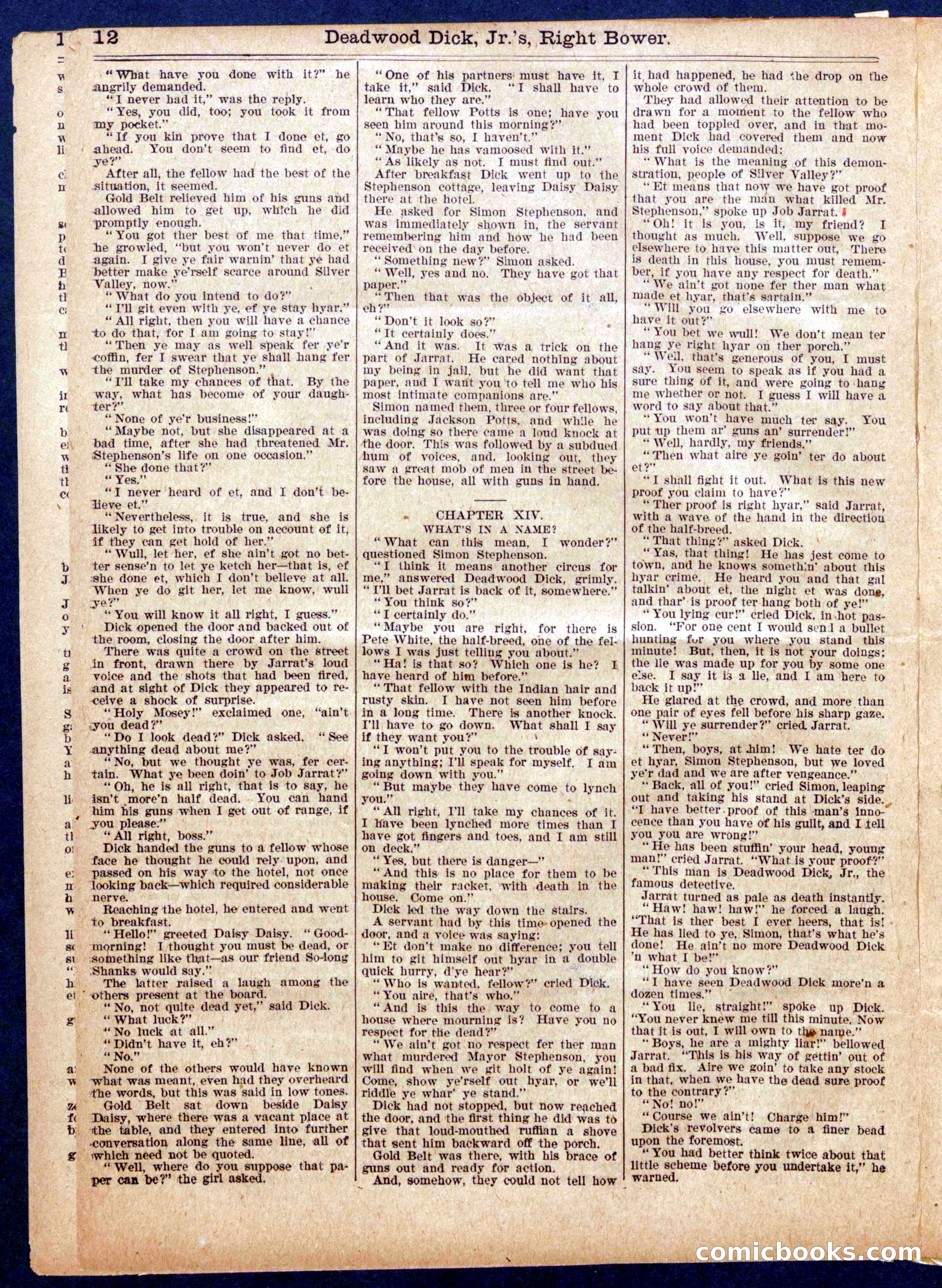 Beadle's Half Dime Library No. 951 — page 12 of 16