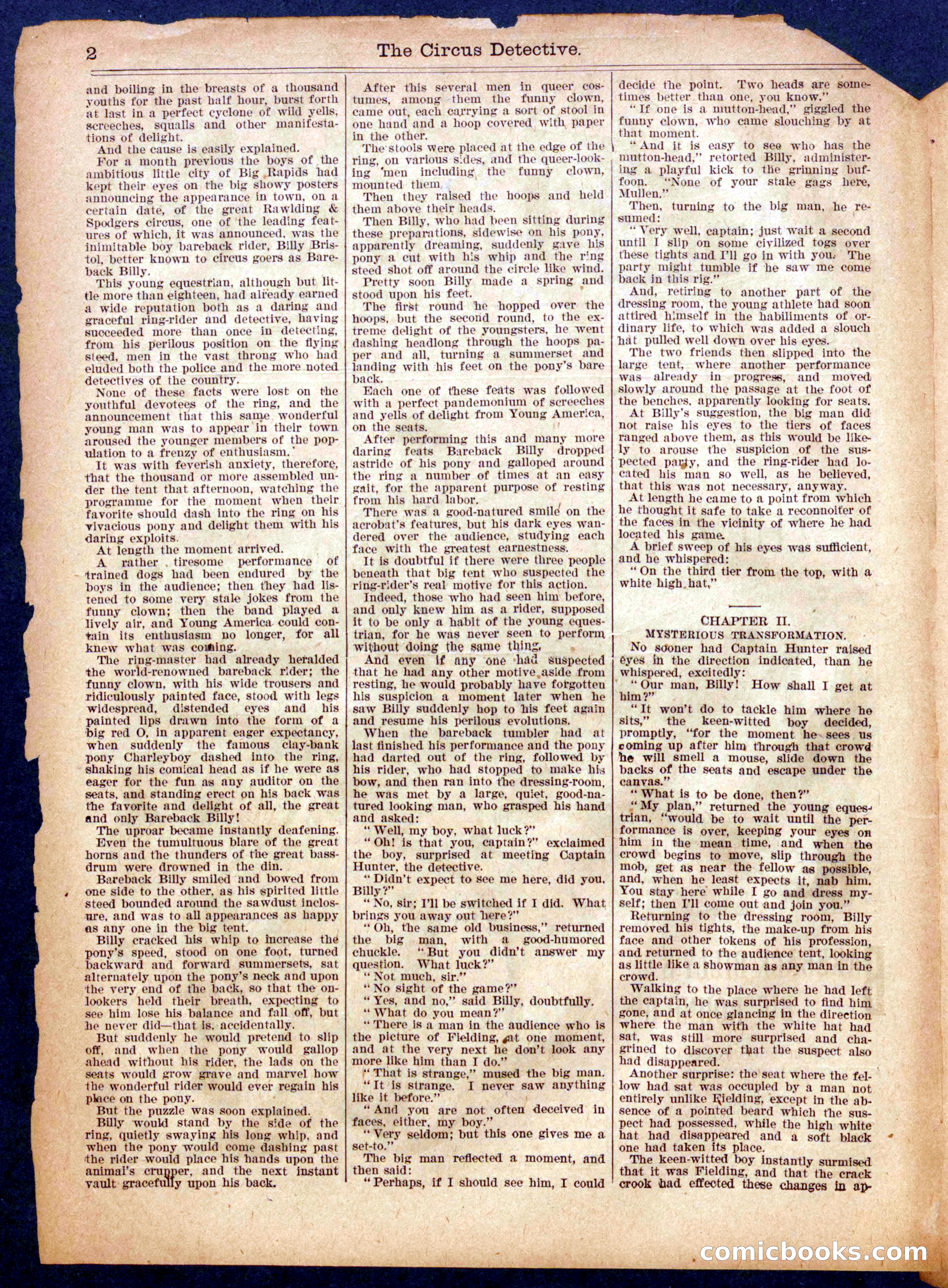 Beadle's Half Dime Library No. 952 — page 2 of 16