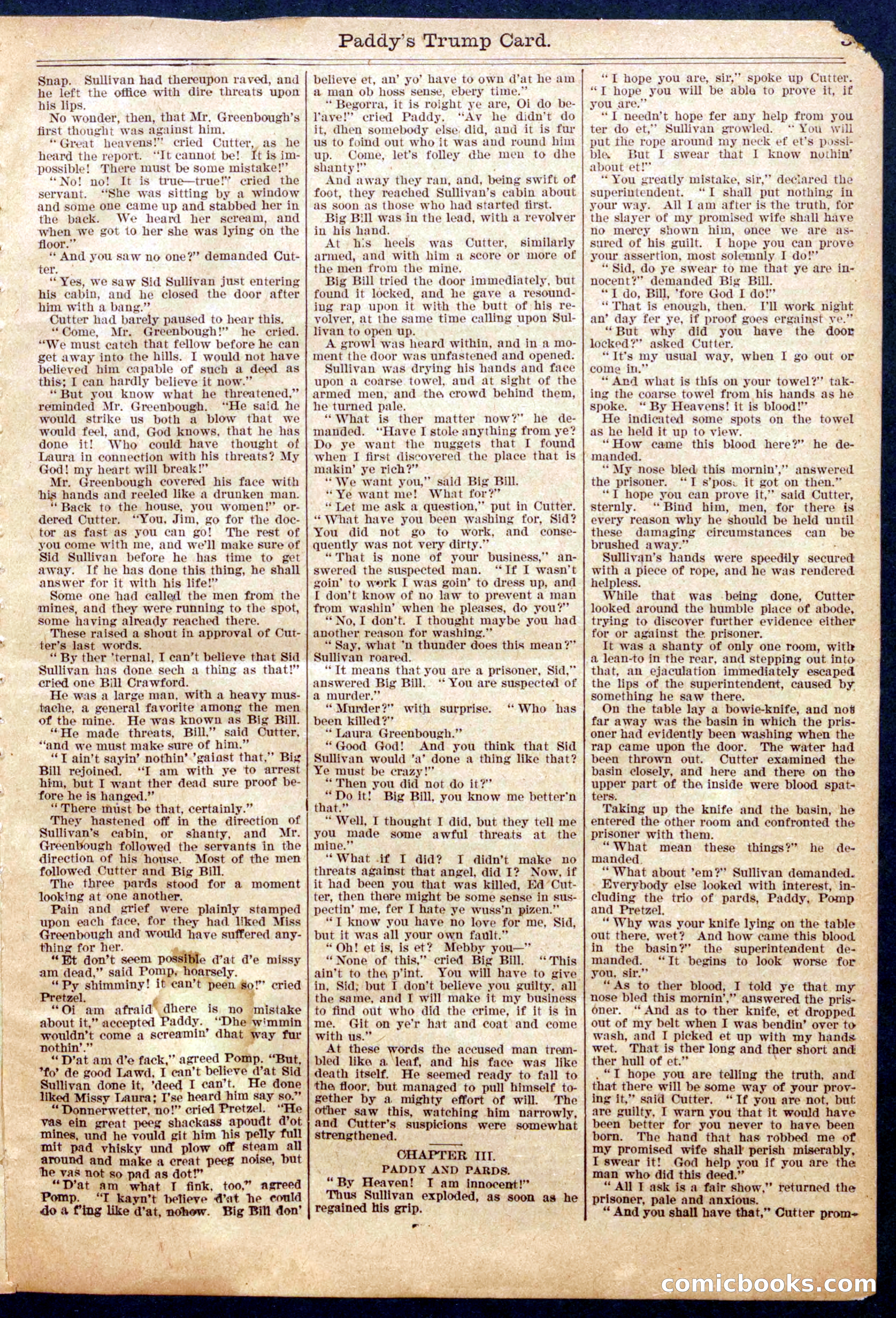 Beadle's Half Dime Library No. 953 — page 3 of 16