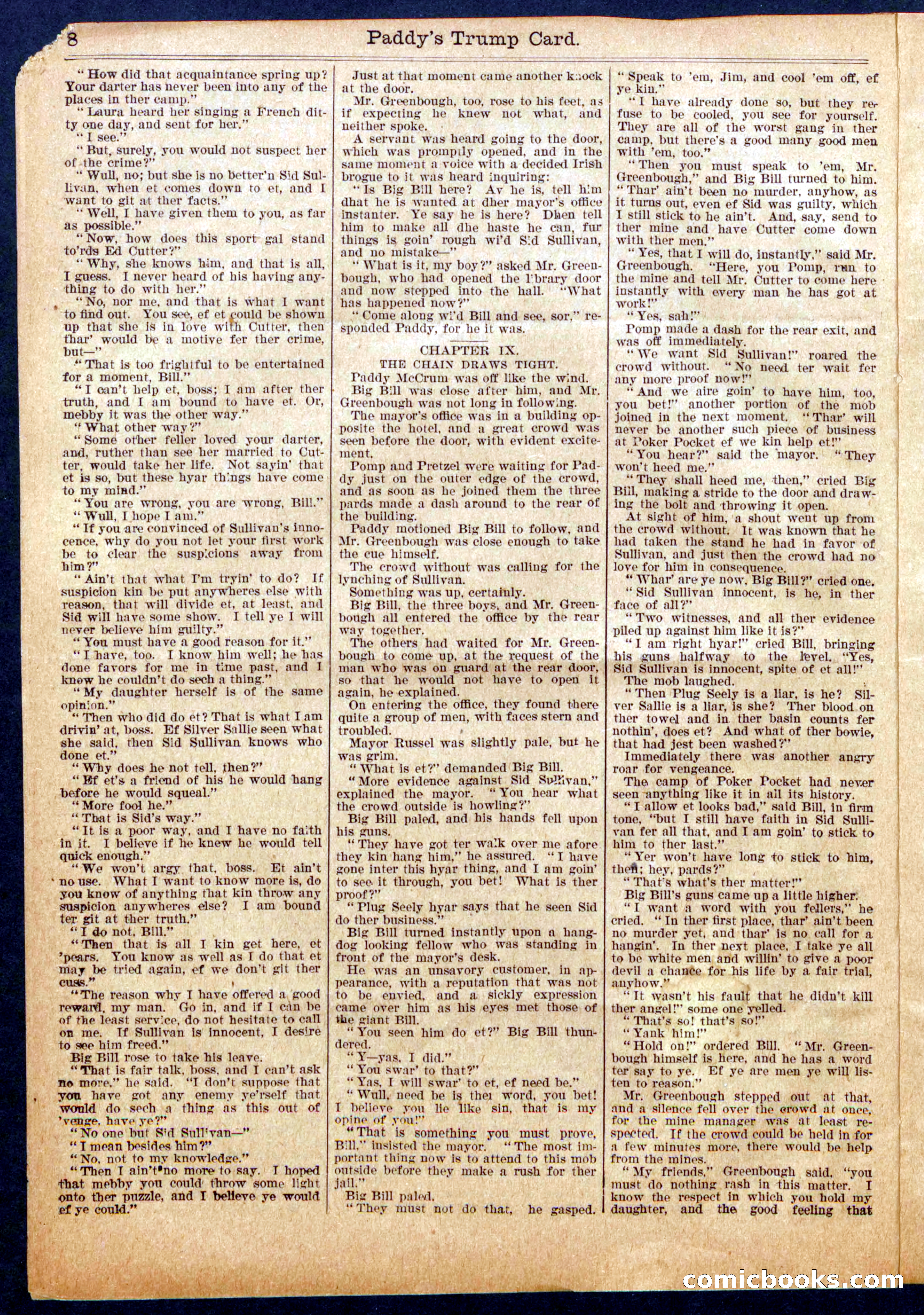 Beadle's Half Dime Library No. 953 — page 8 of 16