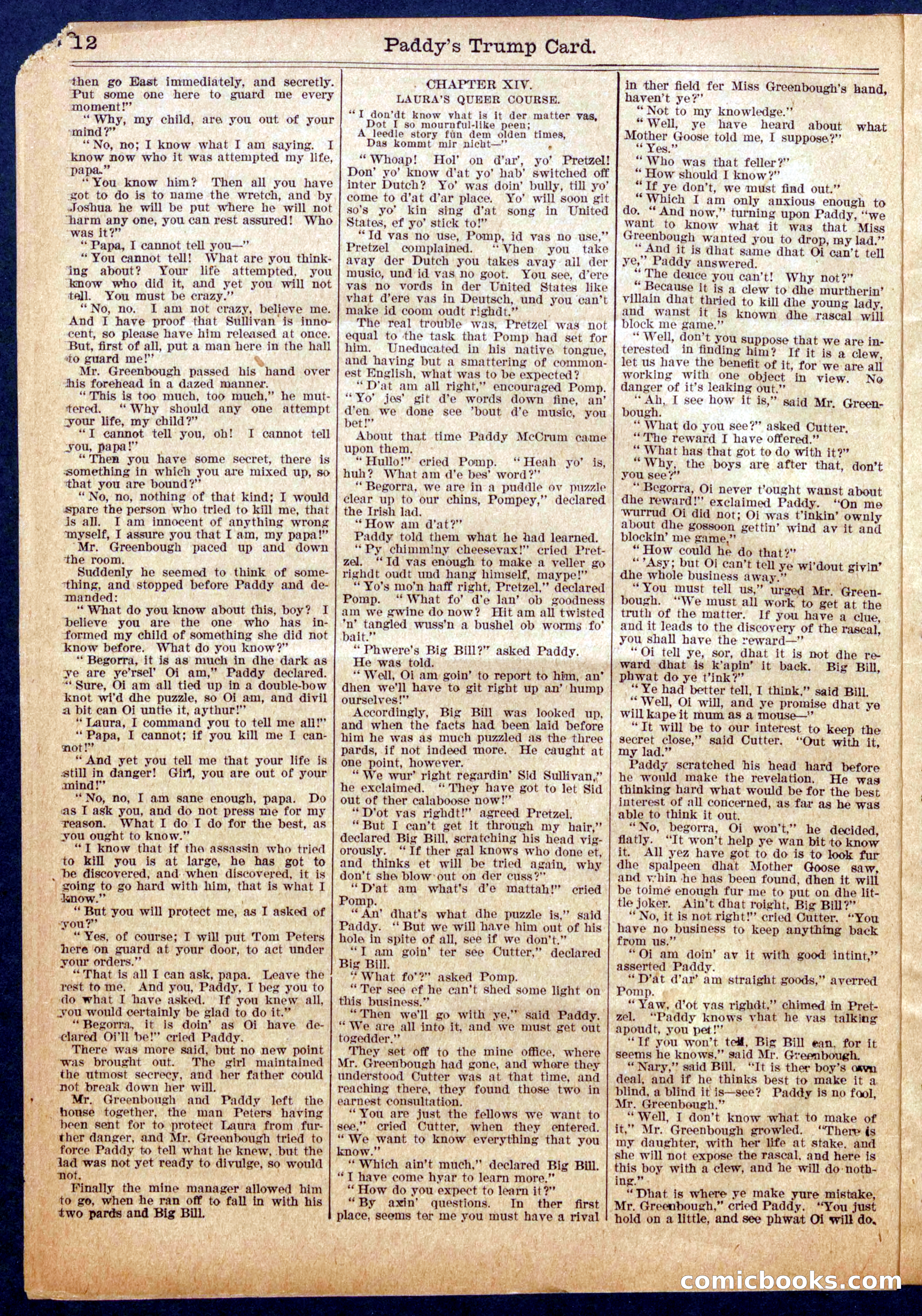 Beadle's Half Dime Library No. 953 — page 12 of 16