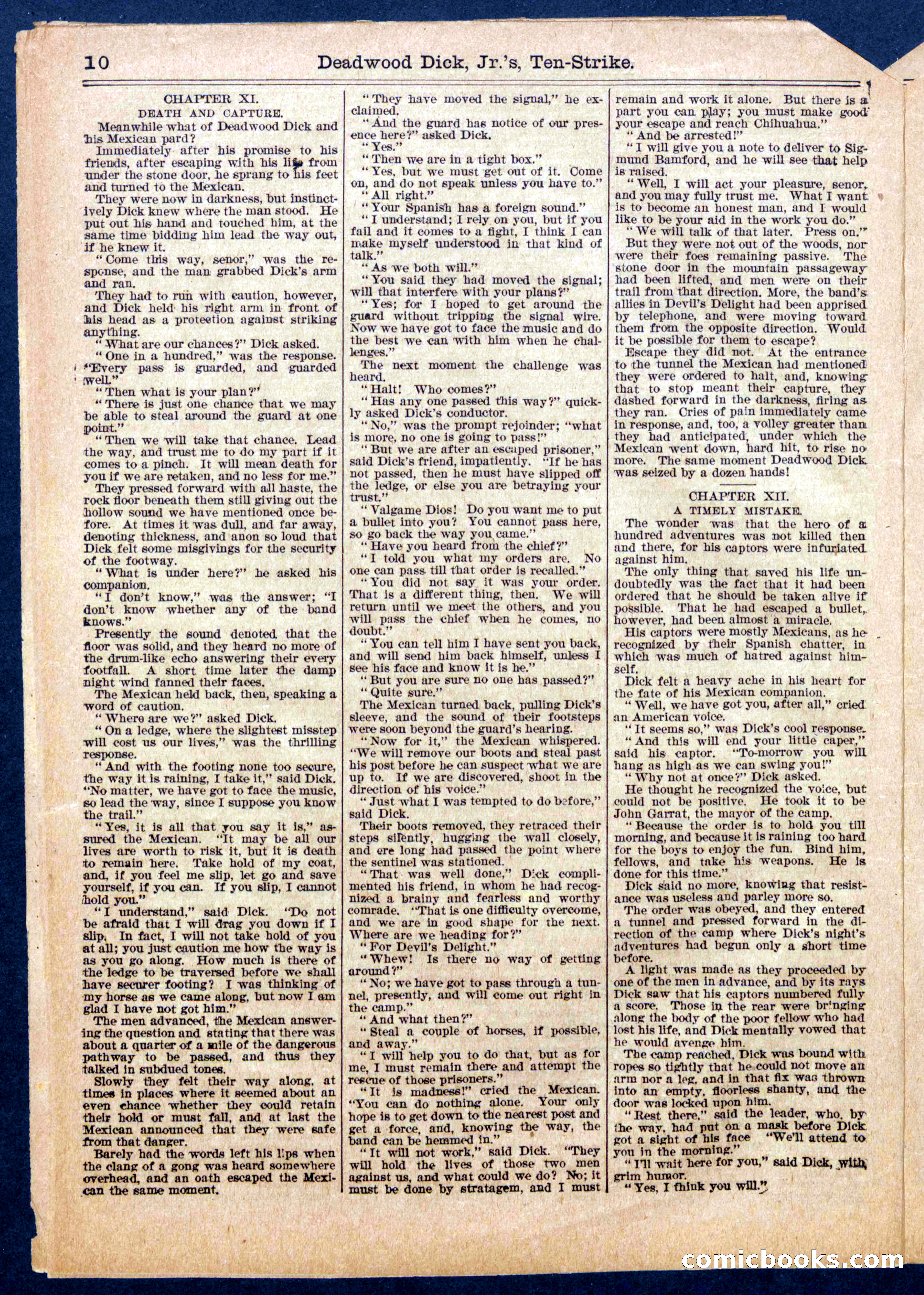 Beadle's Half Dime Library No. 957 — page 10 of 16