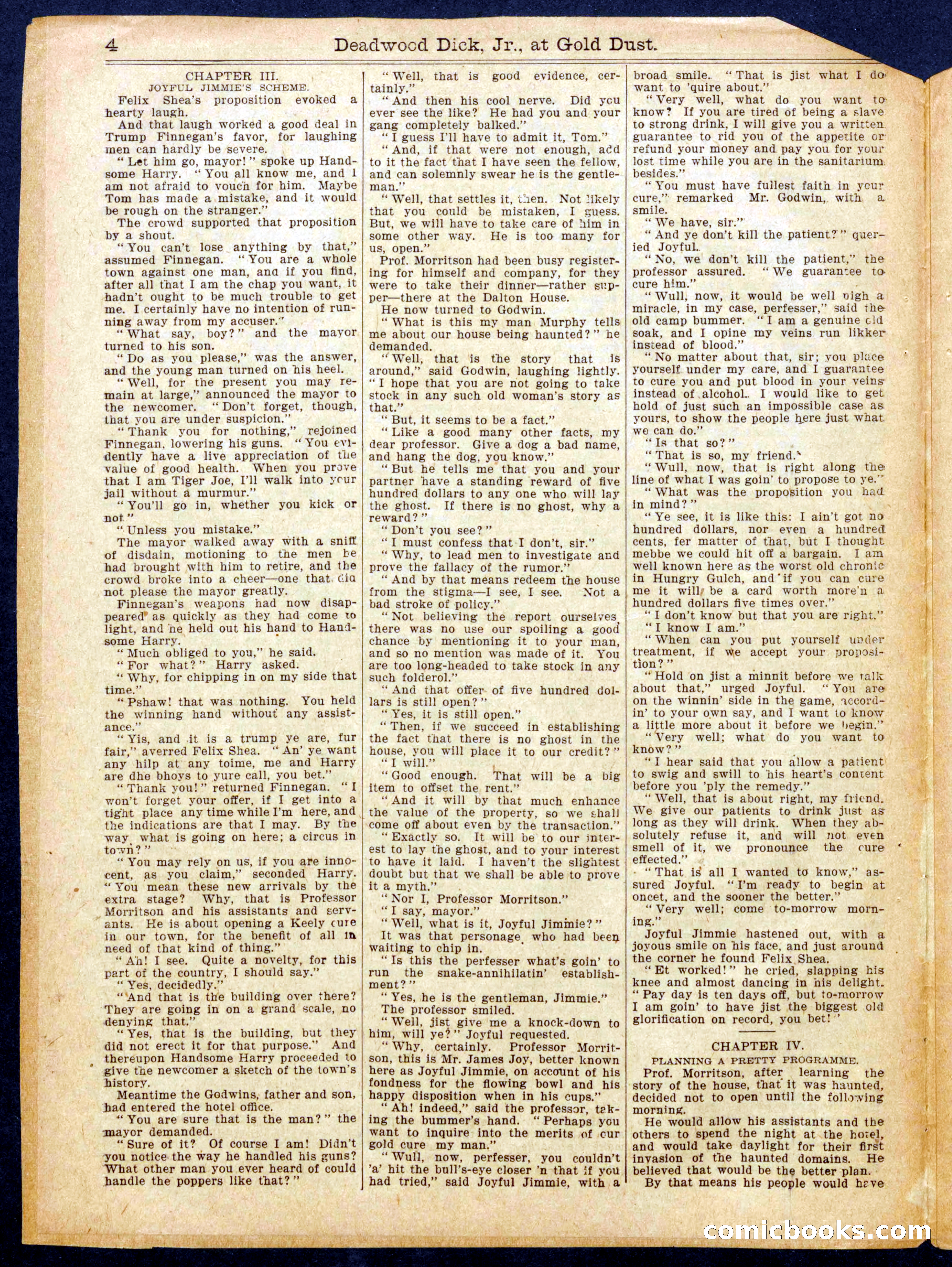 Beadle's Half Dime Library No. 902 — page 4 of 16