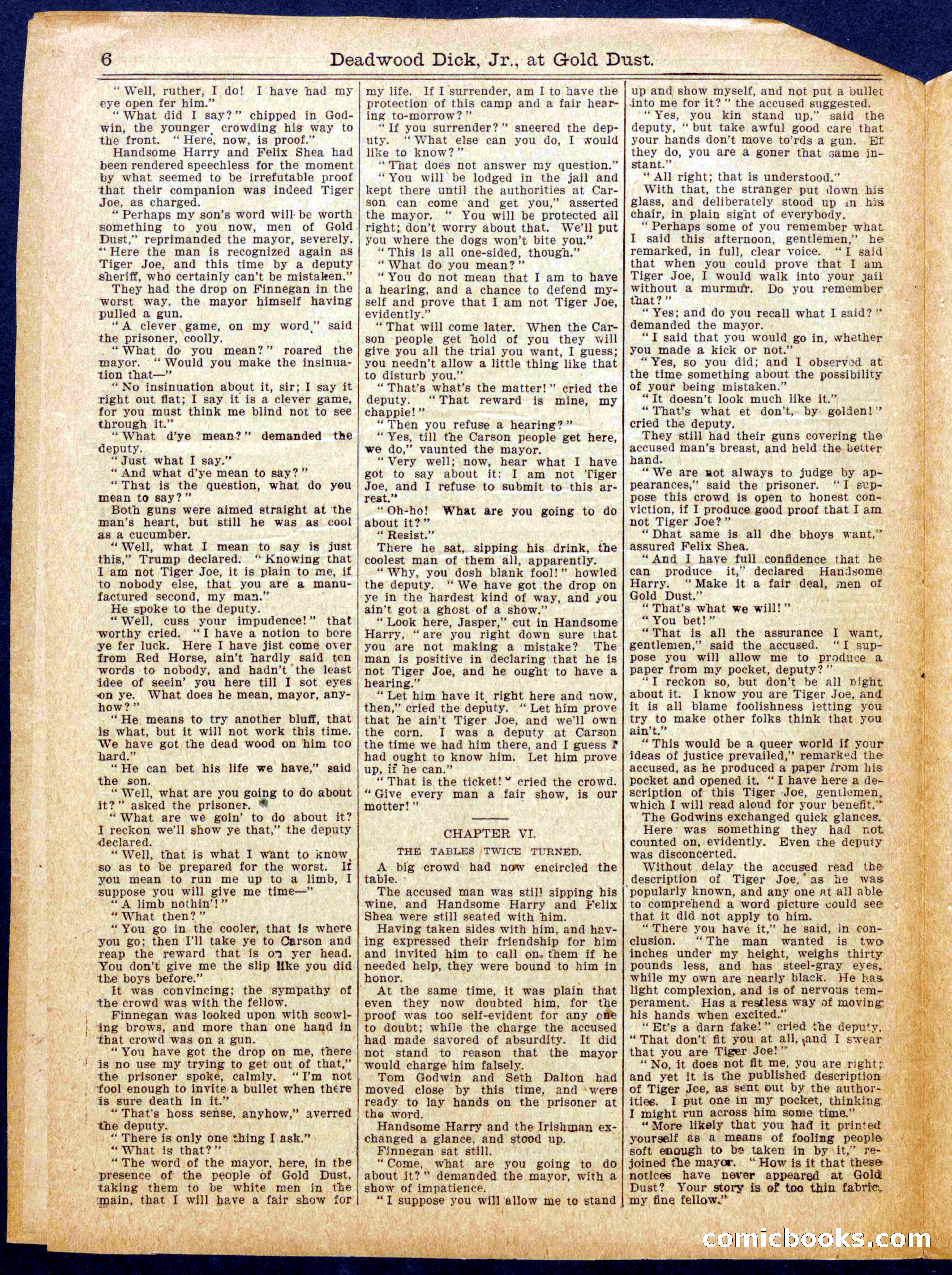 Beadle's Half Dime Library No. 902 — page 6 of 16