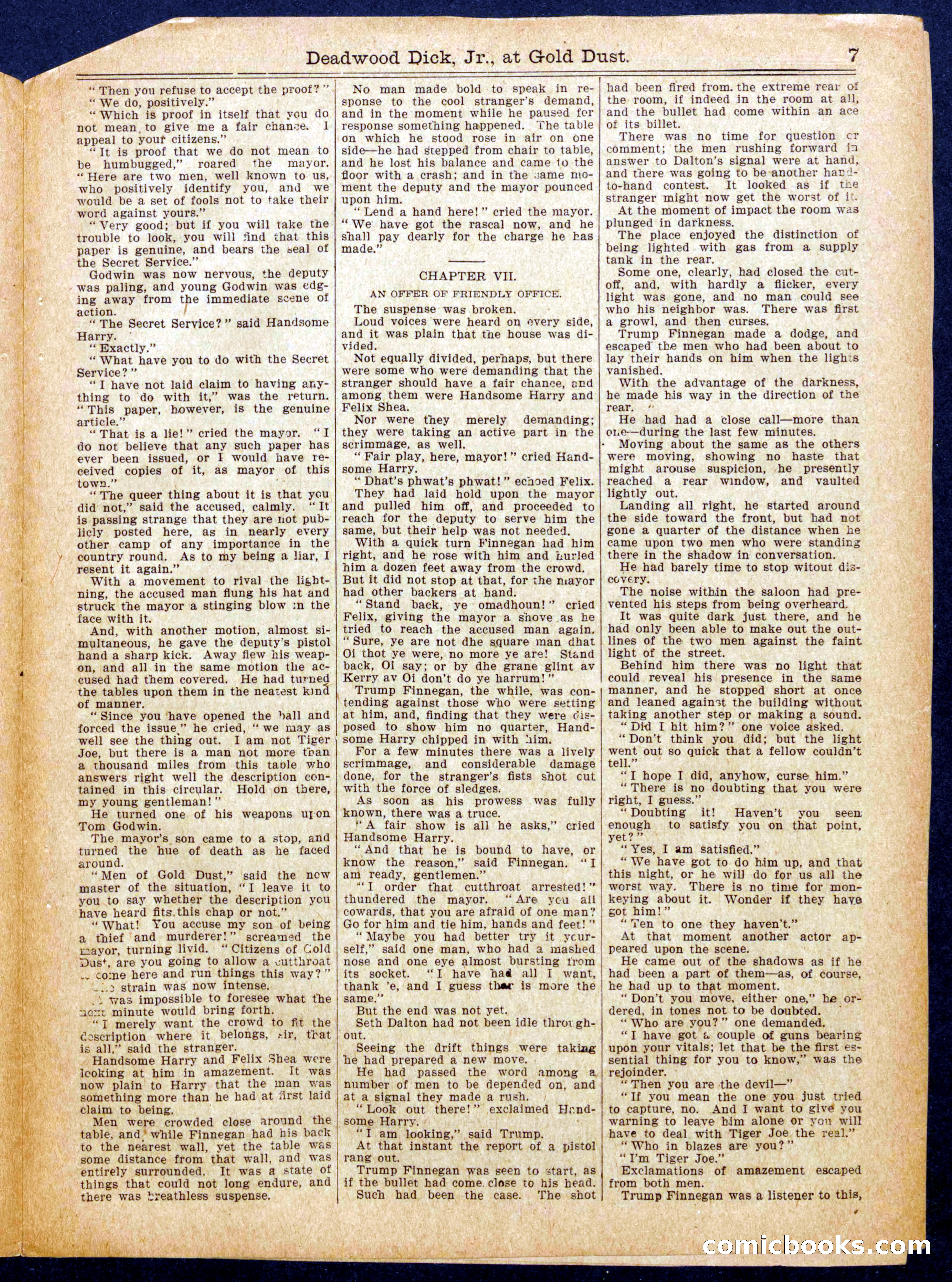 Beadle's Half Dime Library No. 902 — page 7 of 16