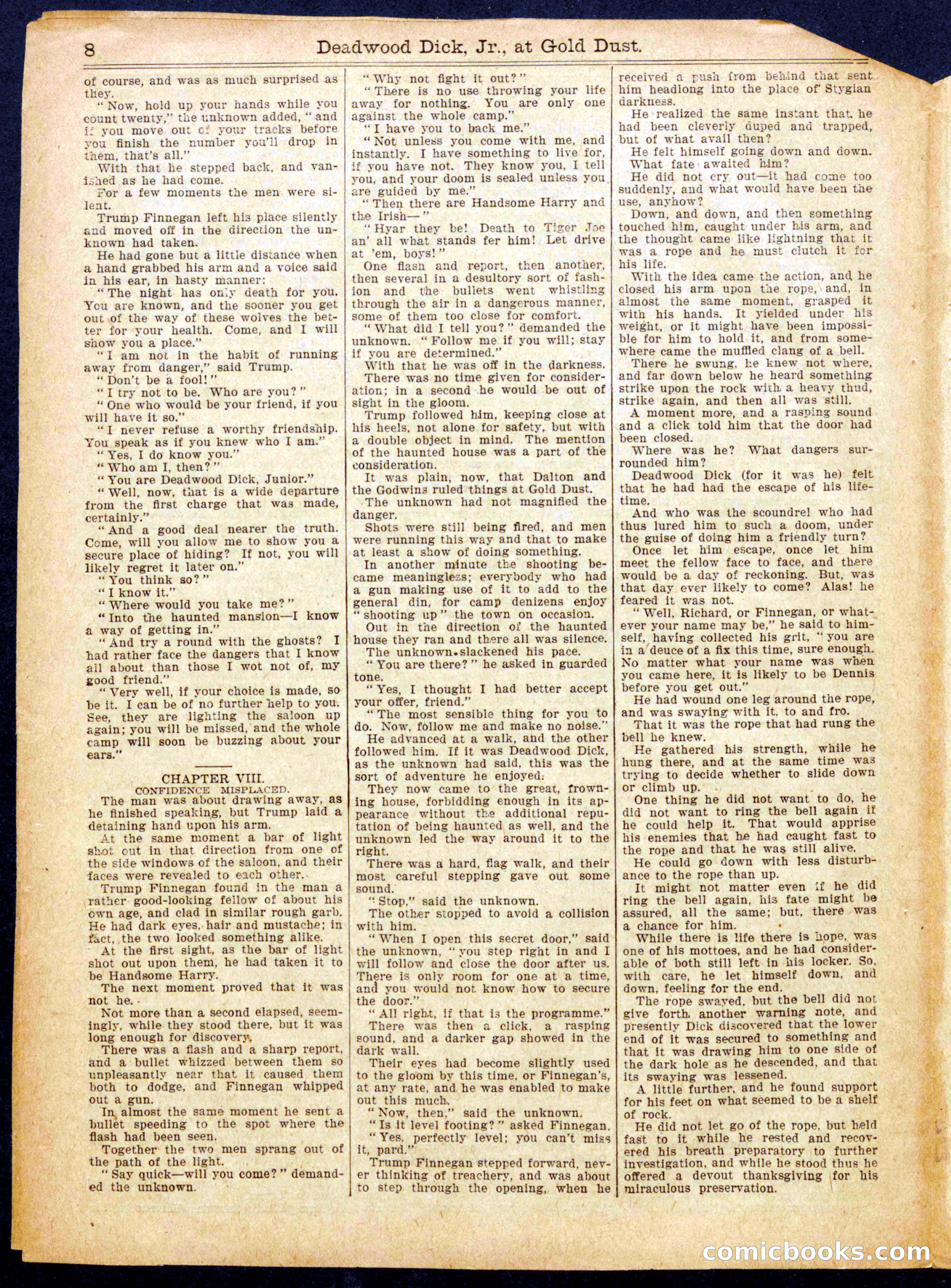 Beadle's Half Dime Library No. 902 — page 8 of 16