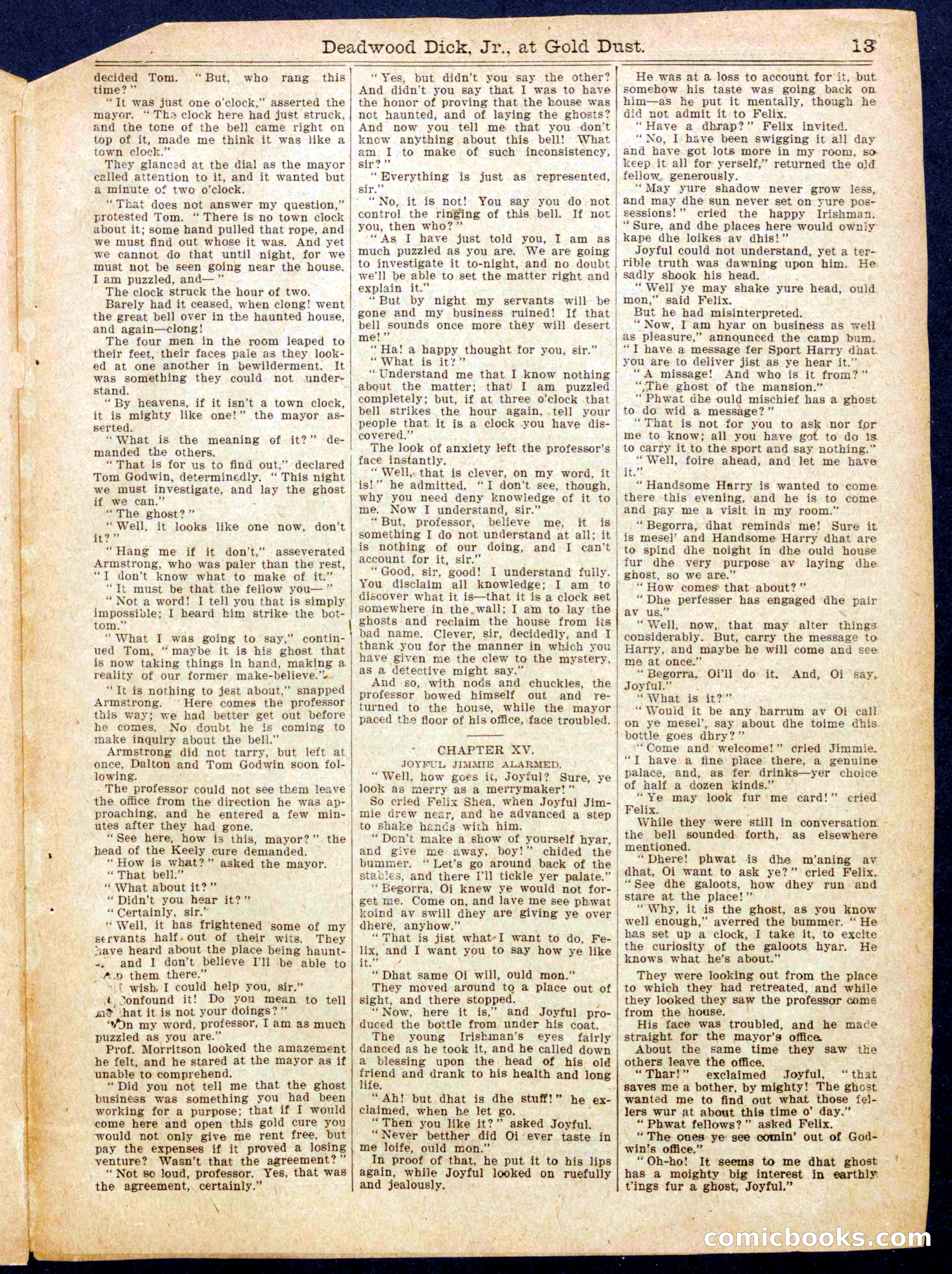 Beadle's Half Dime Library No. 902 — page 13 of 16