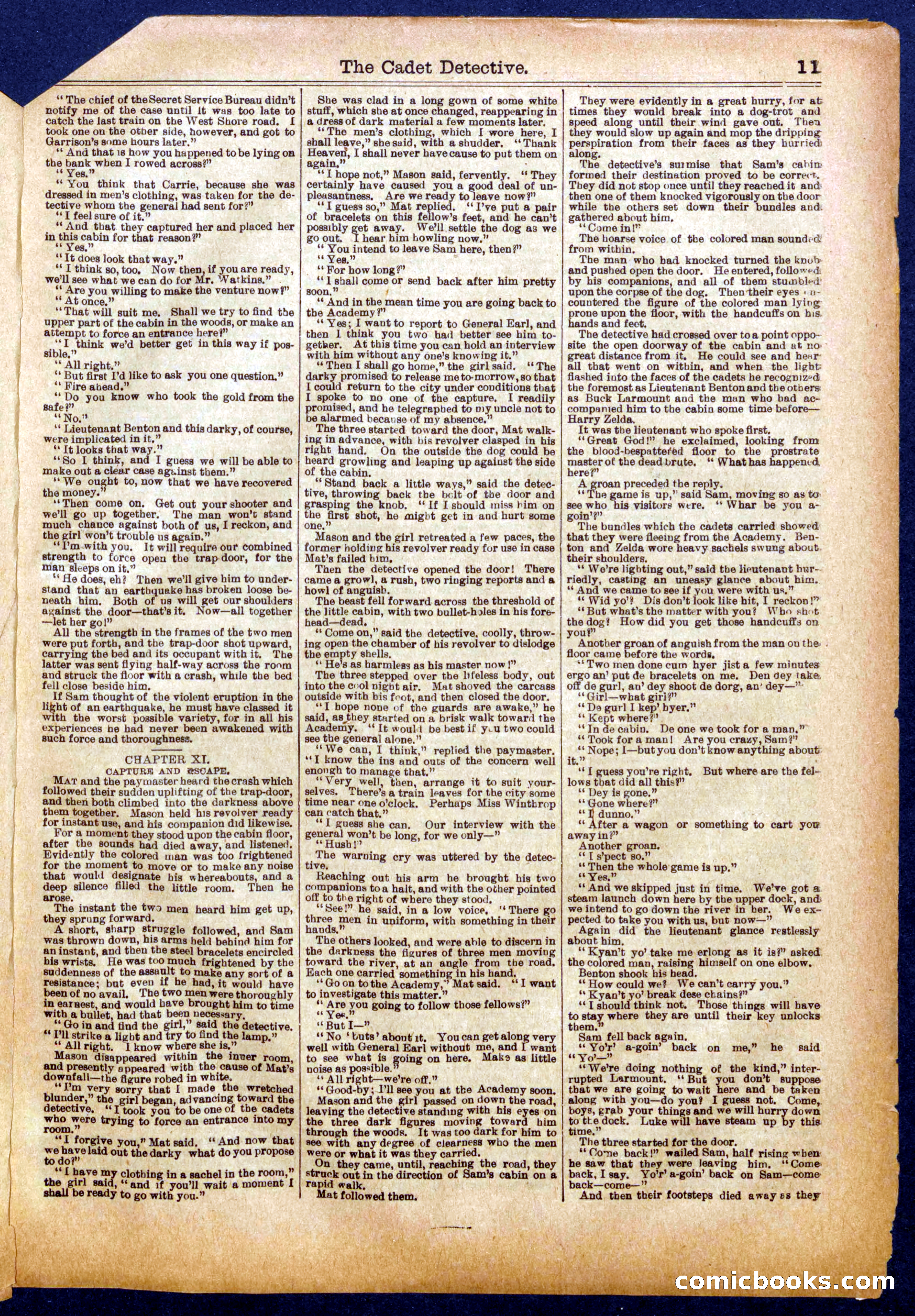Beadle's Half Dime Library No. 993 — page 11 of 16