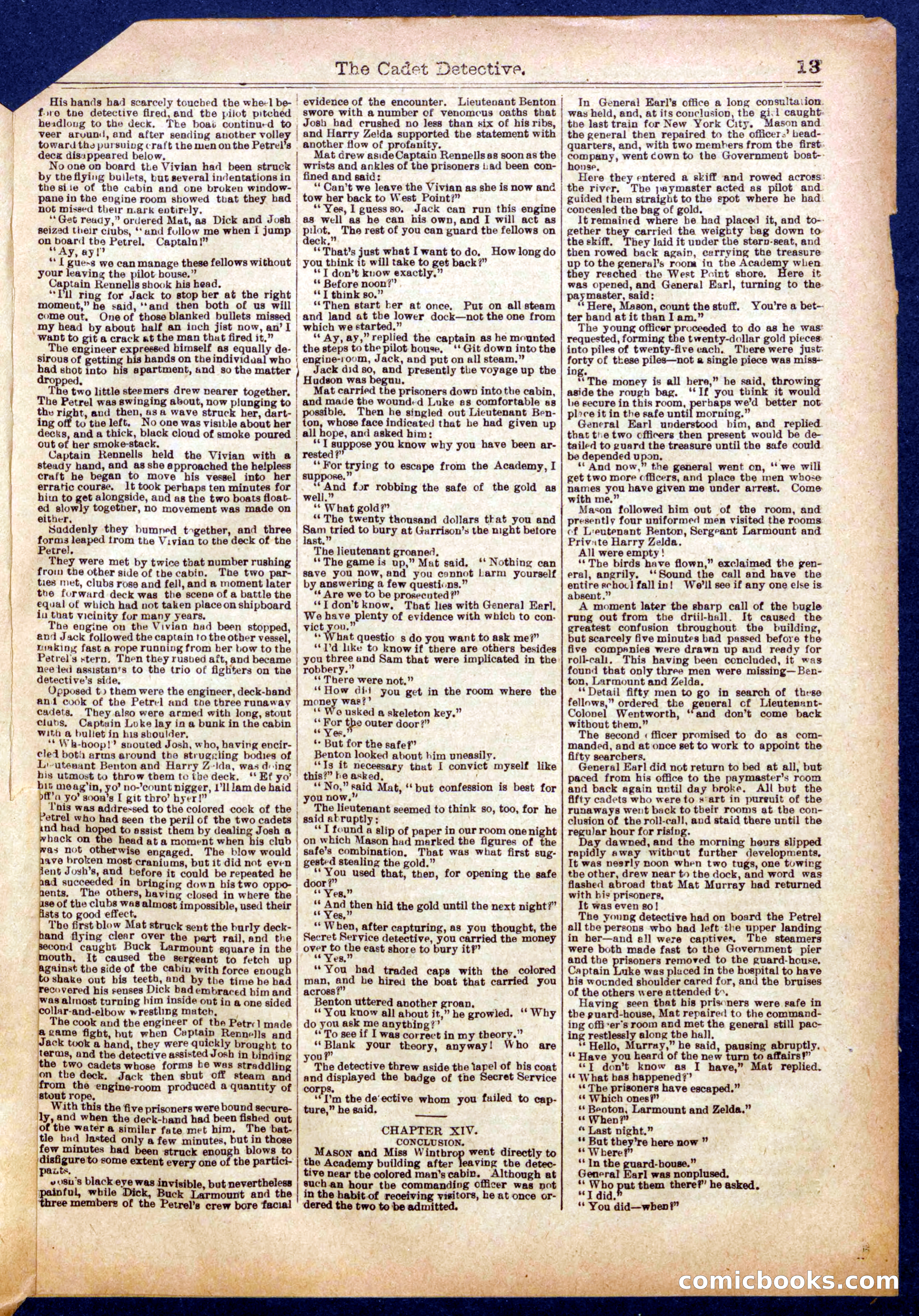 Beadle's Half Dime Library No. 993 — page 13 of 16