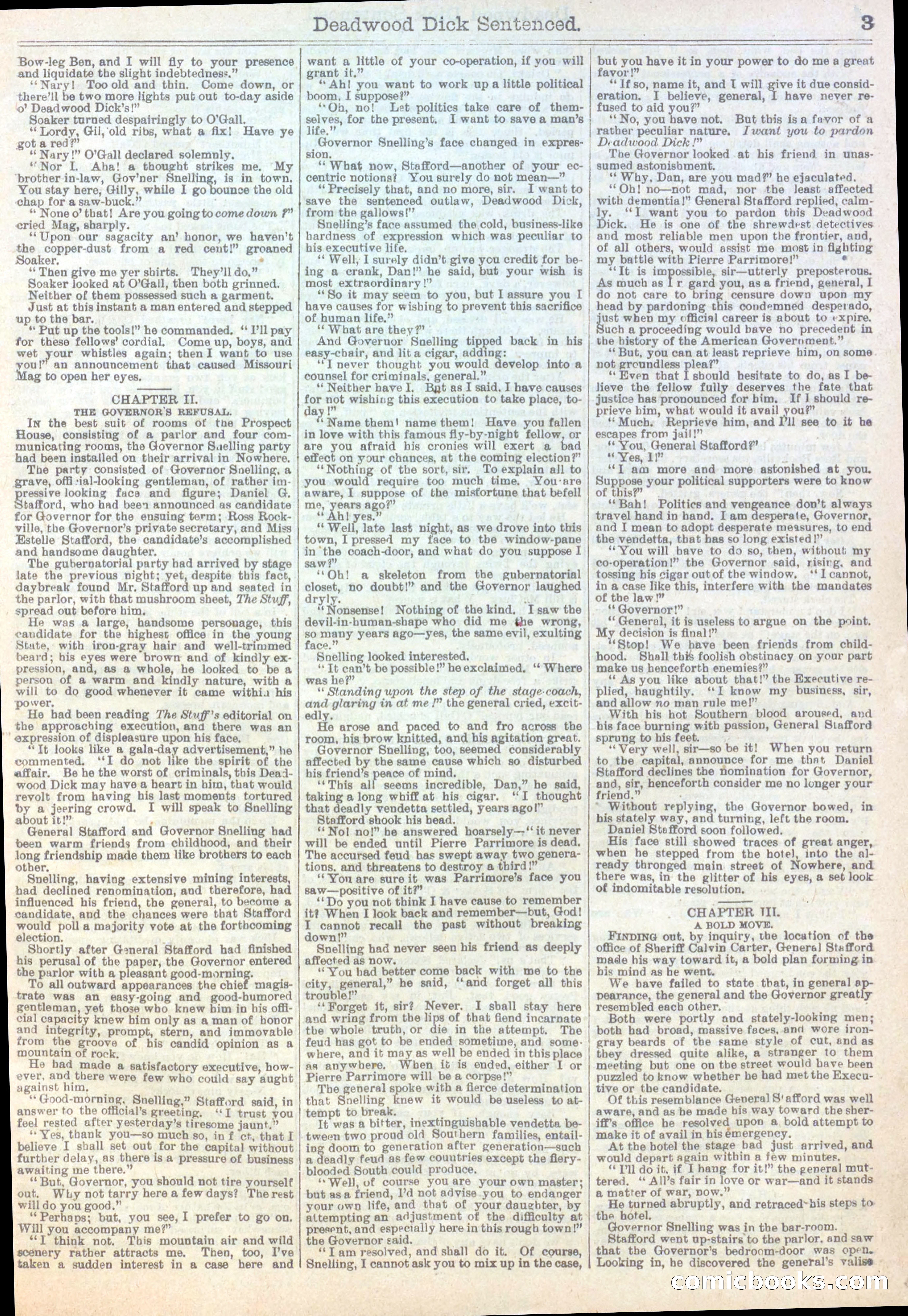Beadle's Half Dime Library, Vol. XIV, No. 351 — page 3 of 16