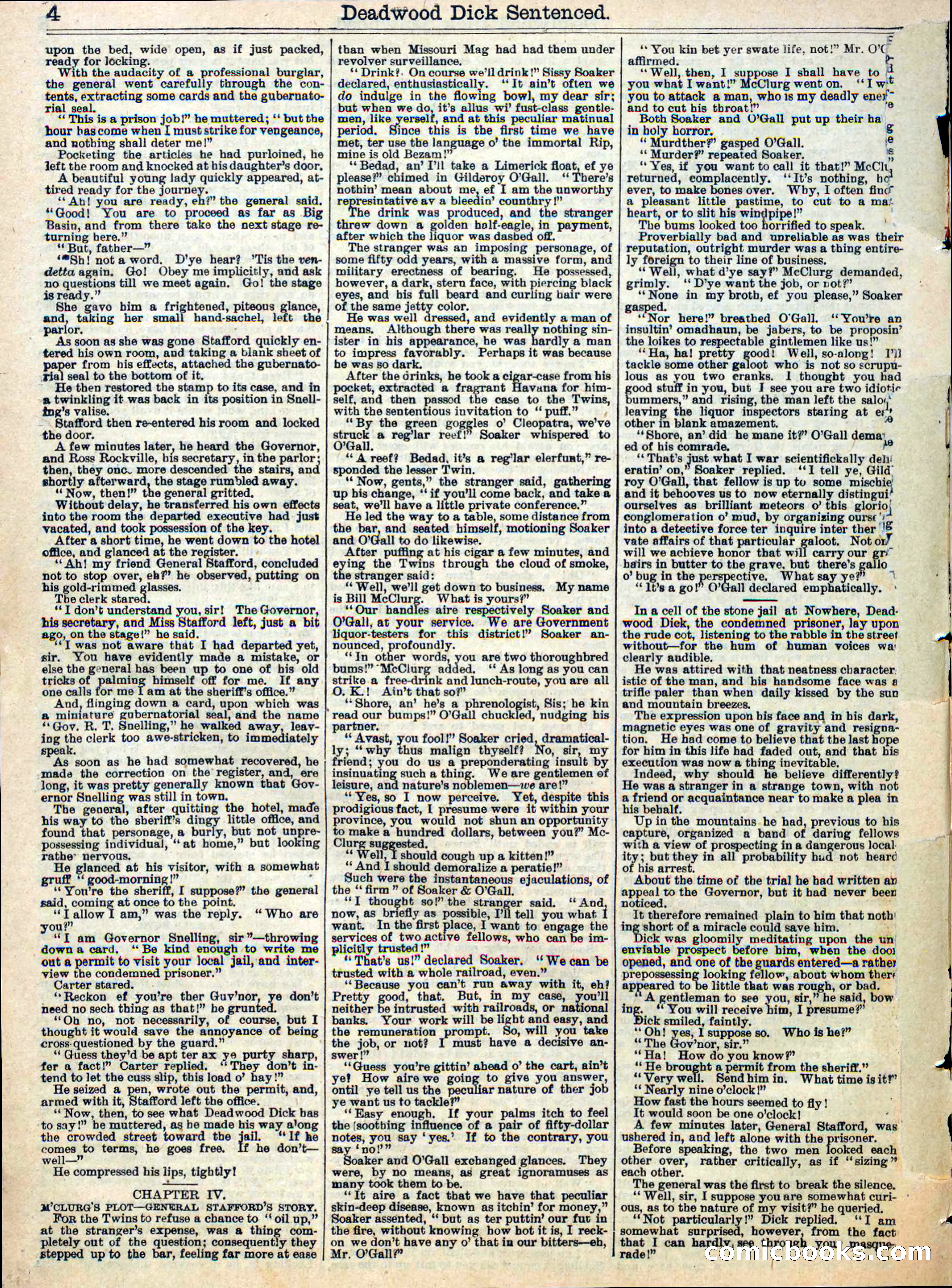 Beadle's Half Dime Library, Vol. XIV, No. 351 — page 4 of 16
