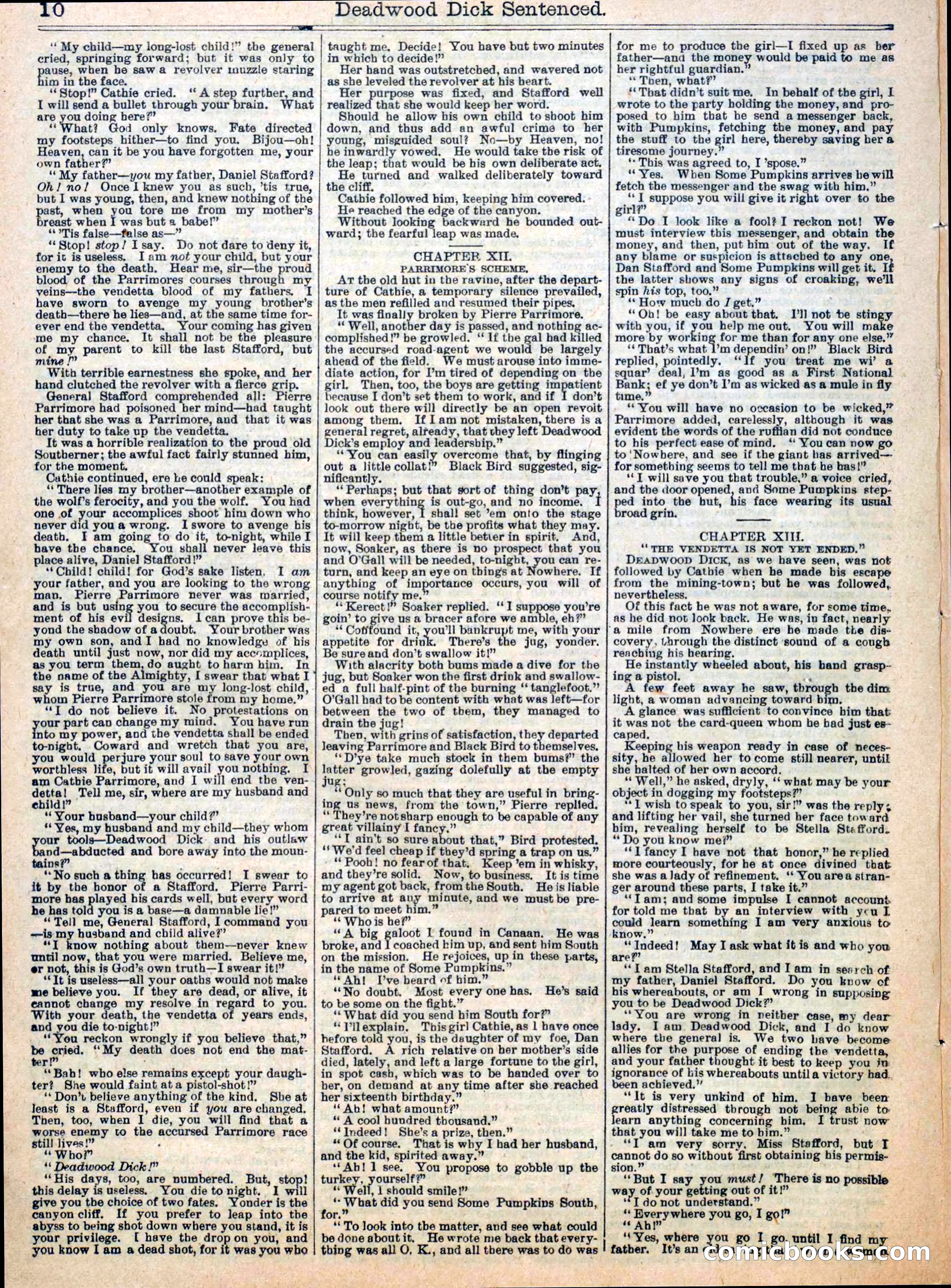 Beadle's Half Dime Library, Vol. XIV, No. 351 — page 10 of 16