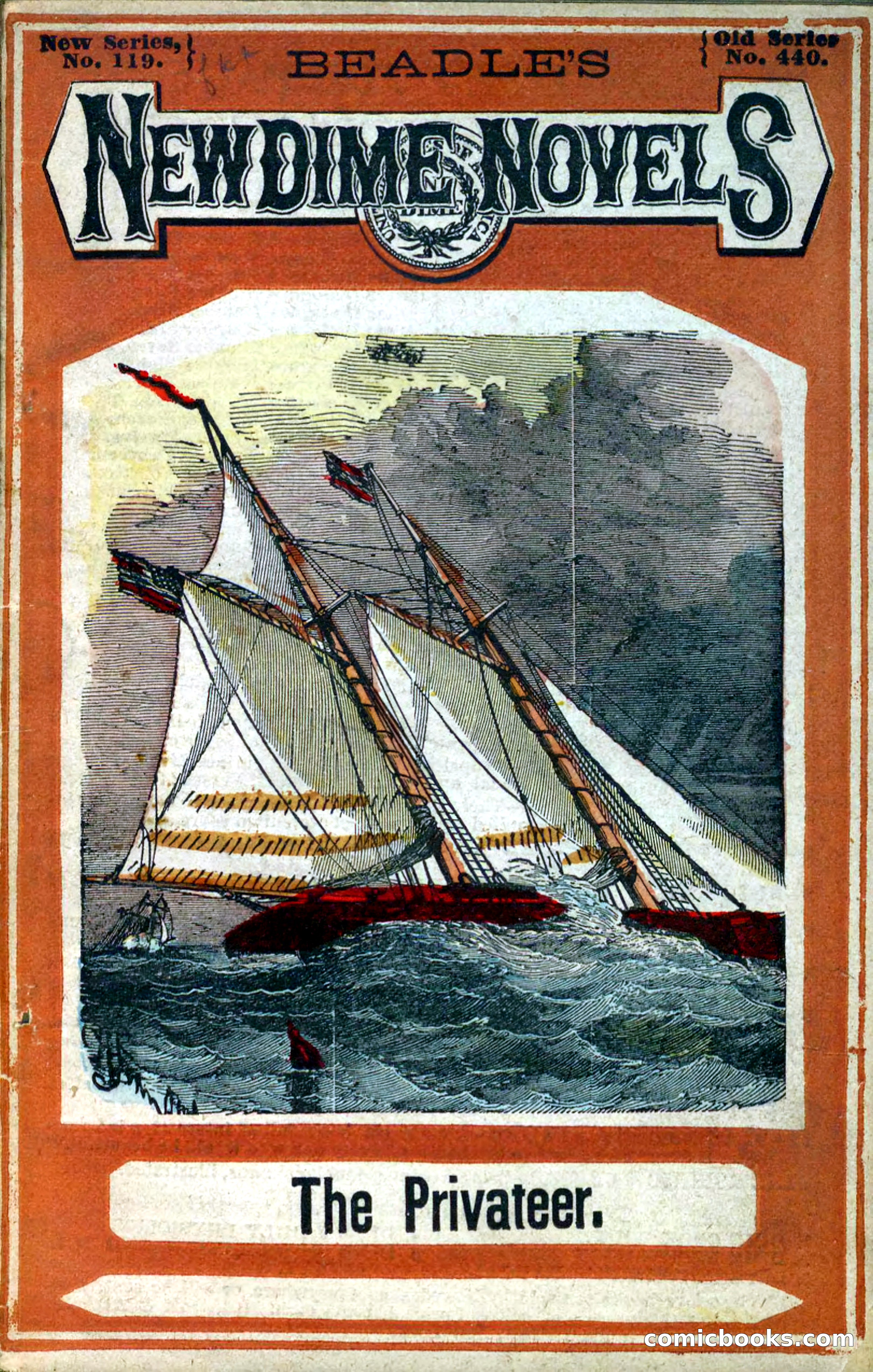 Beadle's New Dime Novels: The Privateer — page 1 of 98