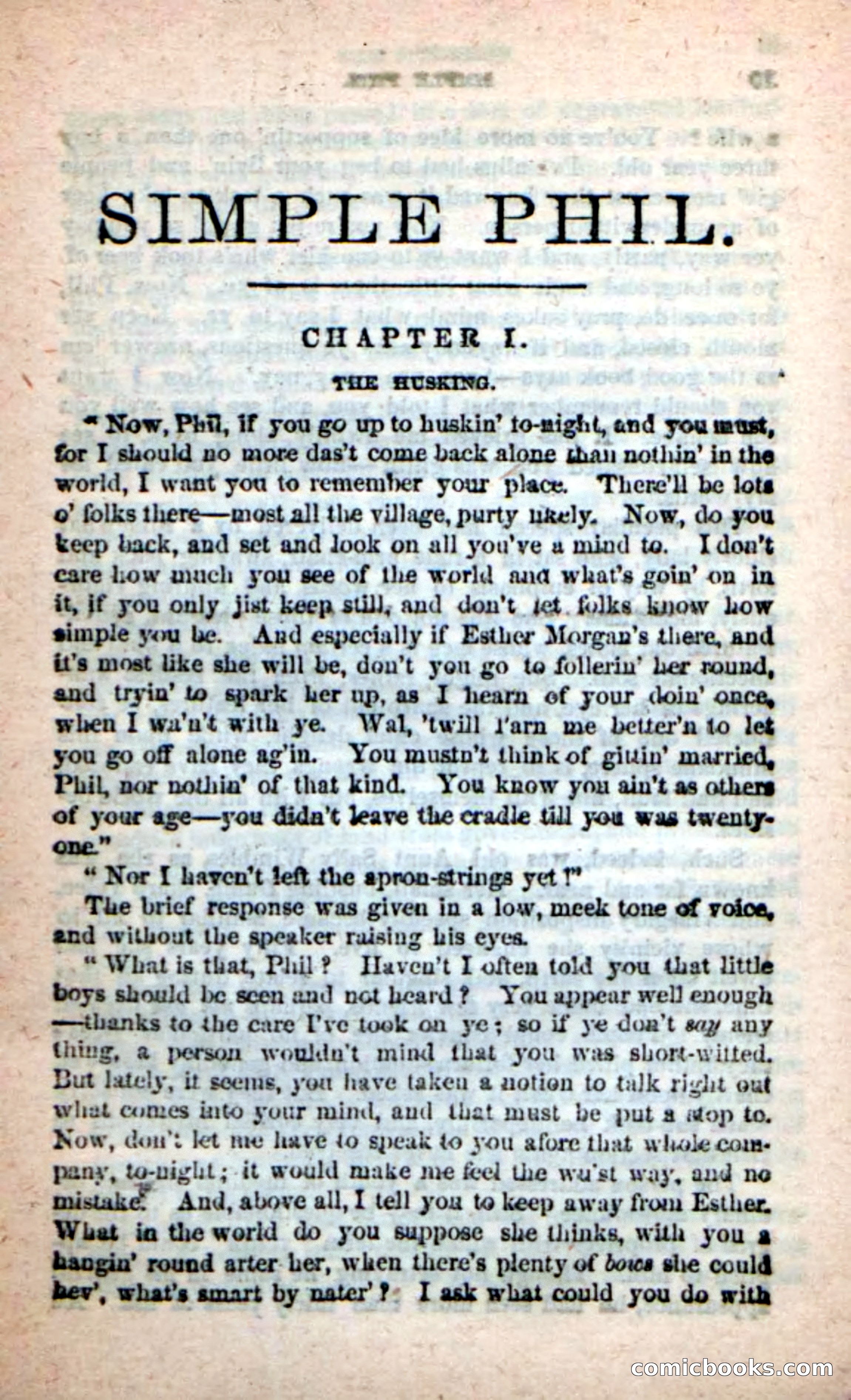 Beadle's Dime Novels: Simple Phil — page 5 of 100