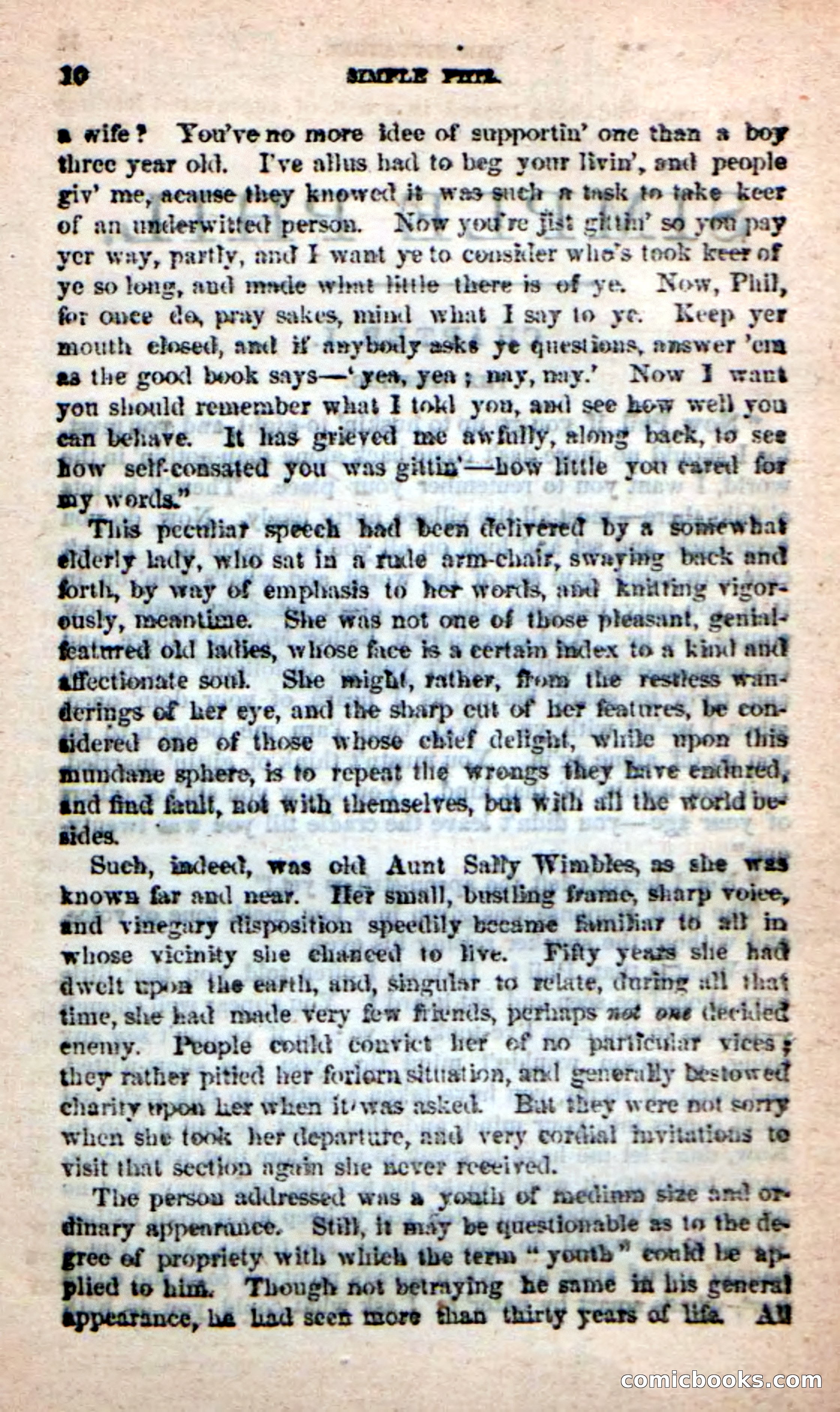 Beadle's Dime Novels: Simple Phil — page 6 of 100