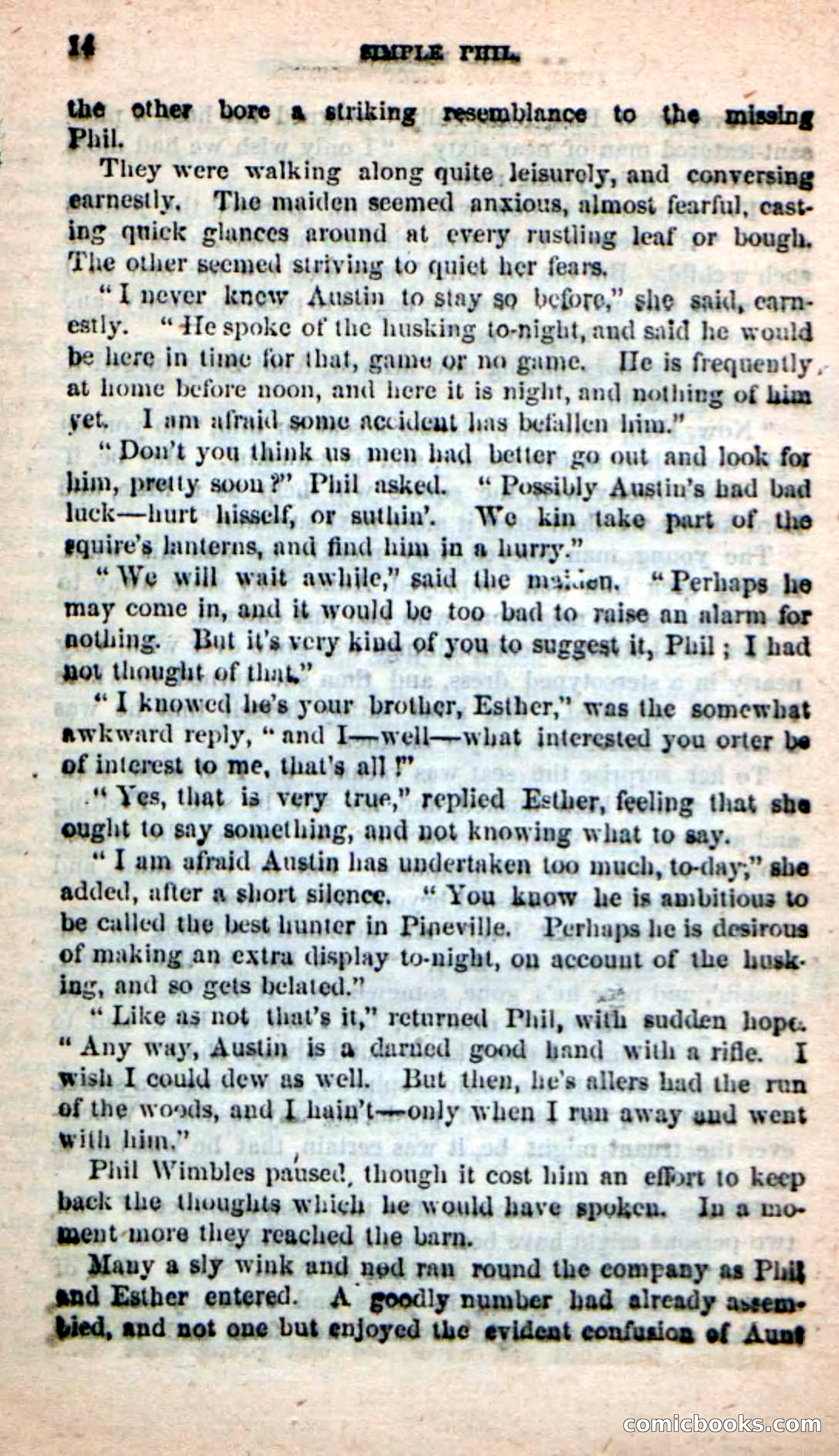 Beadle's Dime Novels: Simple Phil — page 10 of 100