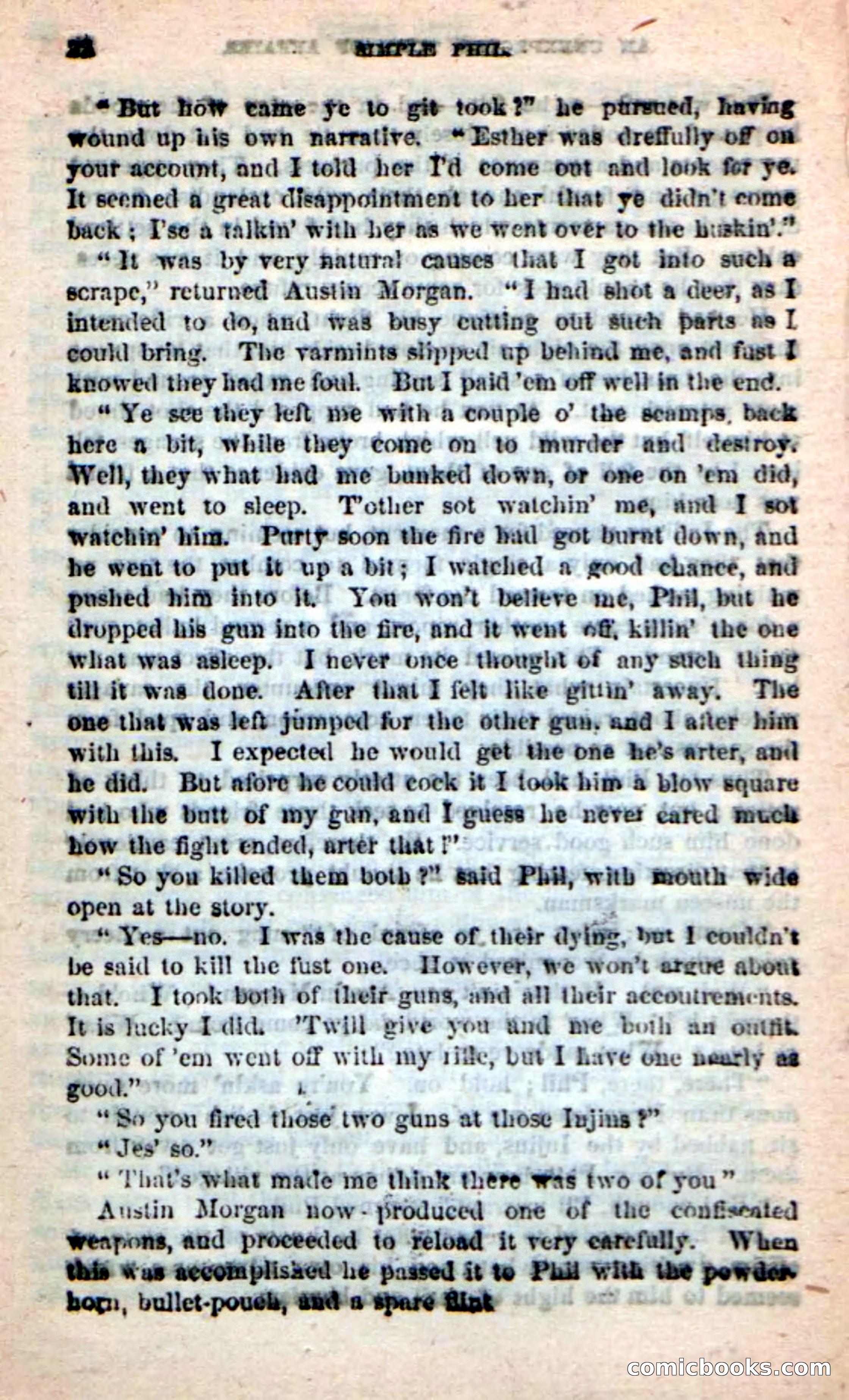 Beadle's Dime Novels: Simple Phil — page 18 of 100