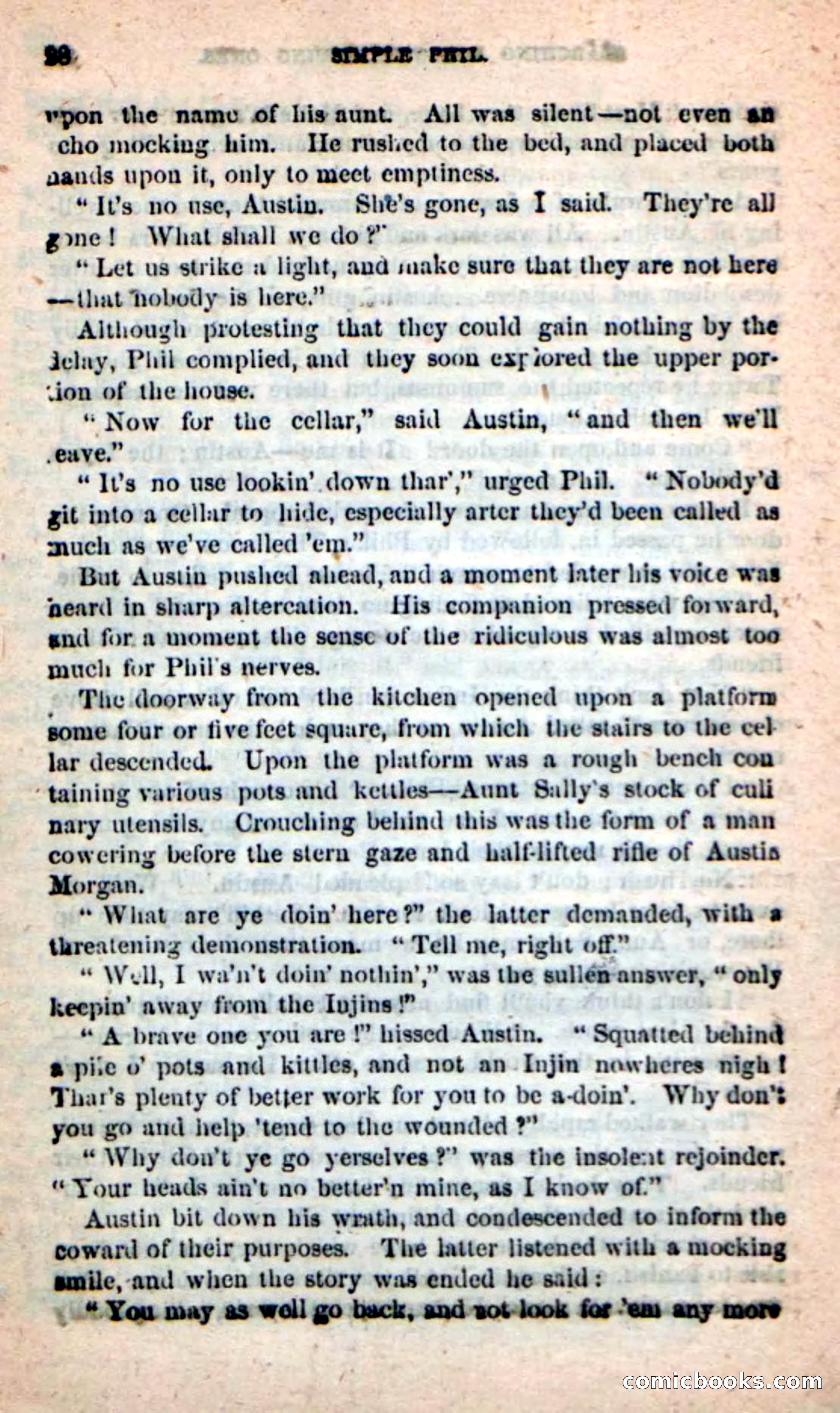 Beadle's Dime Novels: Simple Phil — page 24 of 100