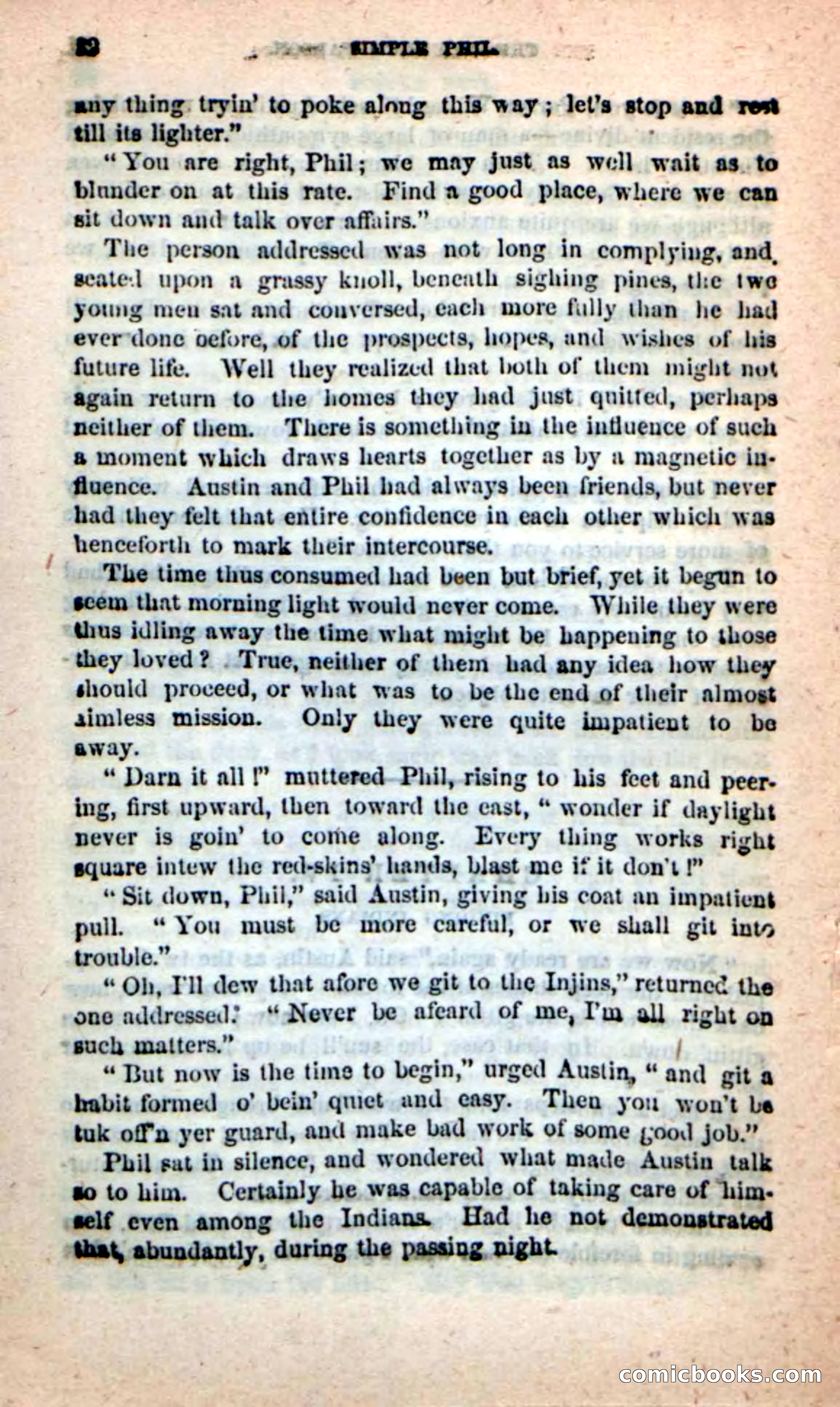 Beadle's Dime Novels: Simple Phil — page 28 of 100