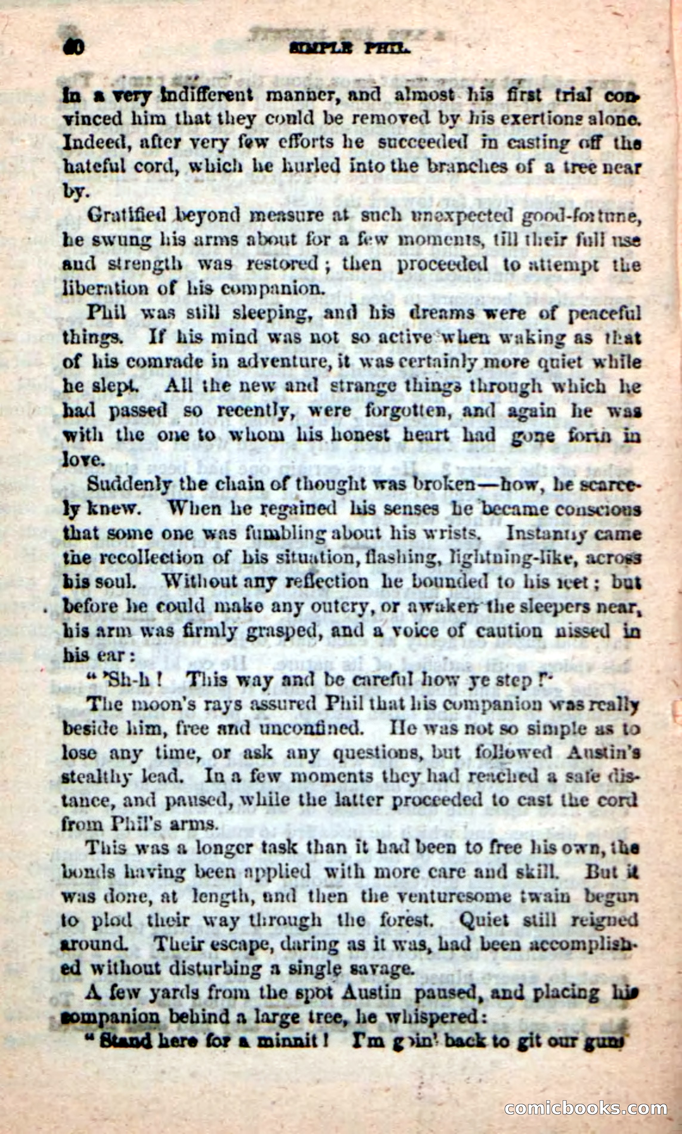 Beadle's Dime Novels: Simple Phil — page 36 of 100
