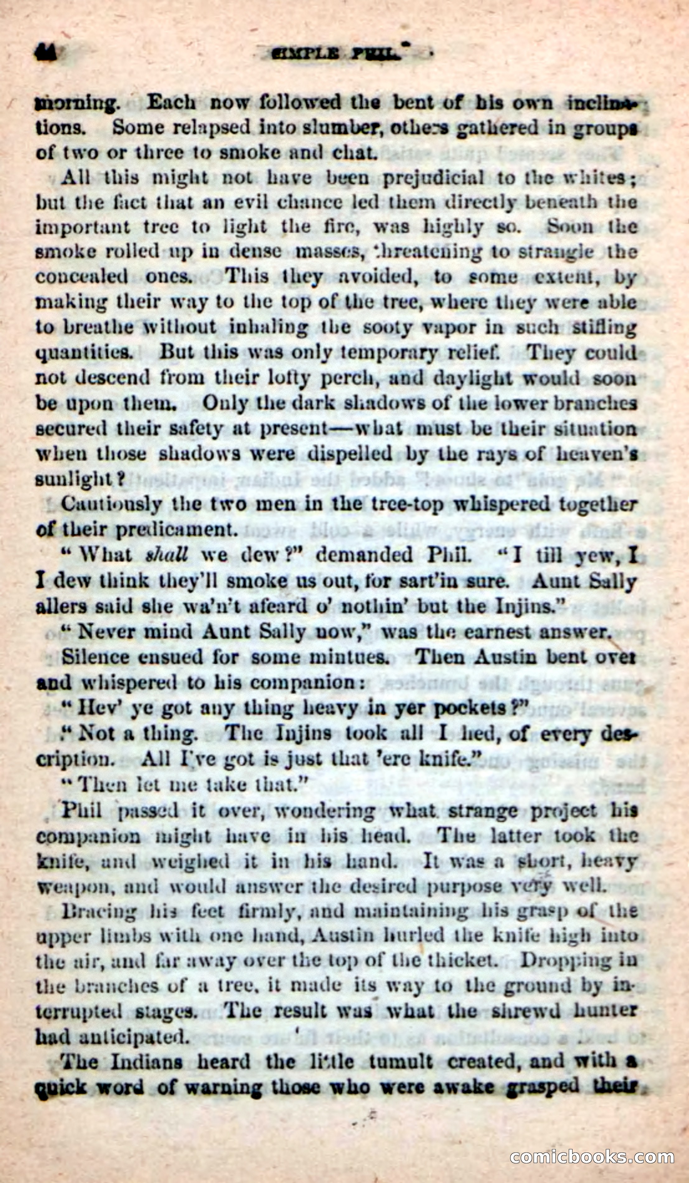 Beadle's Dime Novels: Simple Phil — page 40 of 100