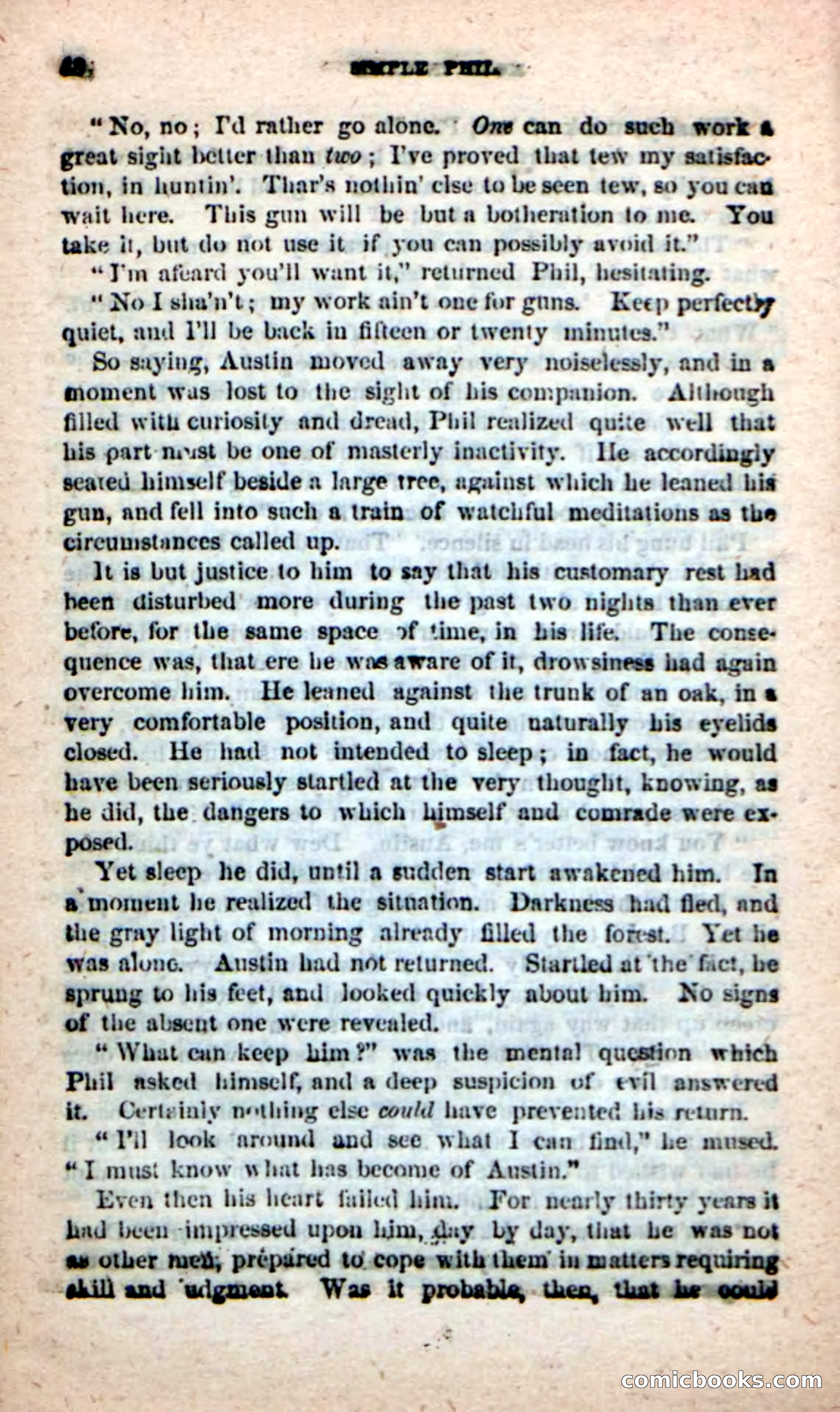 Beadle's Dime Novels: Simple Phil — page 44 of 100
