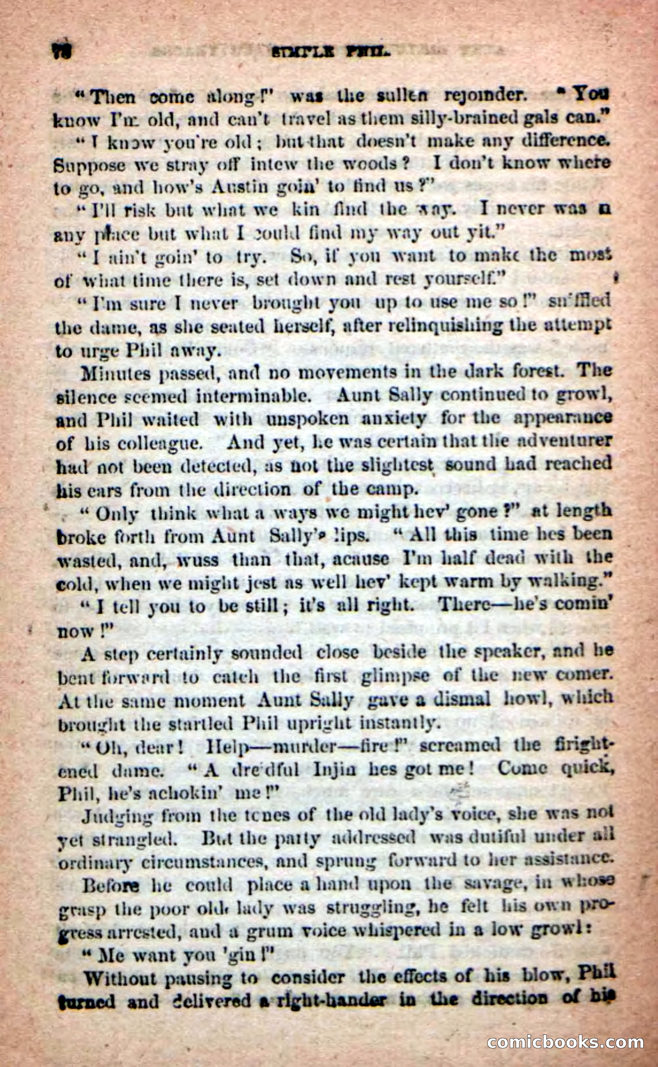 Beadle's Dime Novels: Simple Phil — page 74 of 100