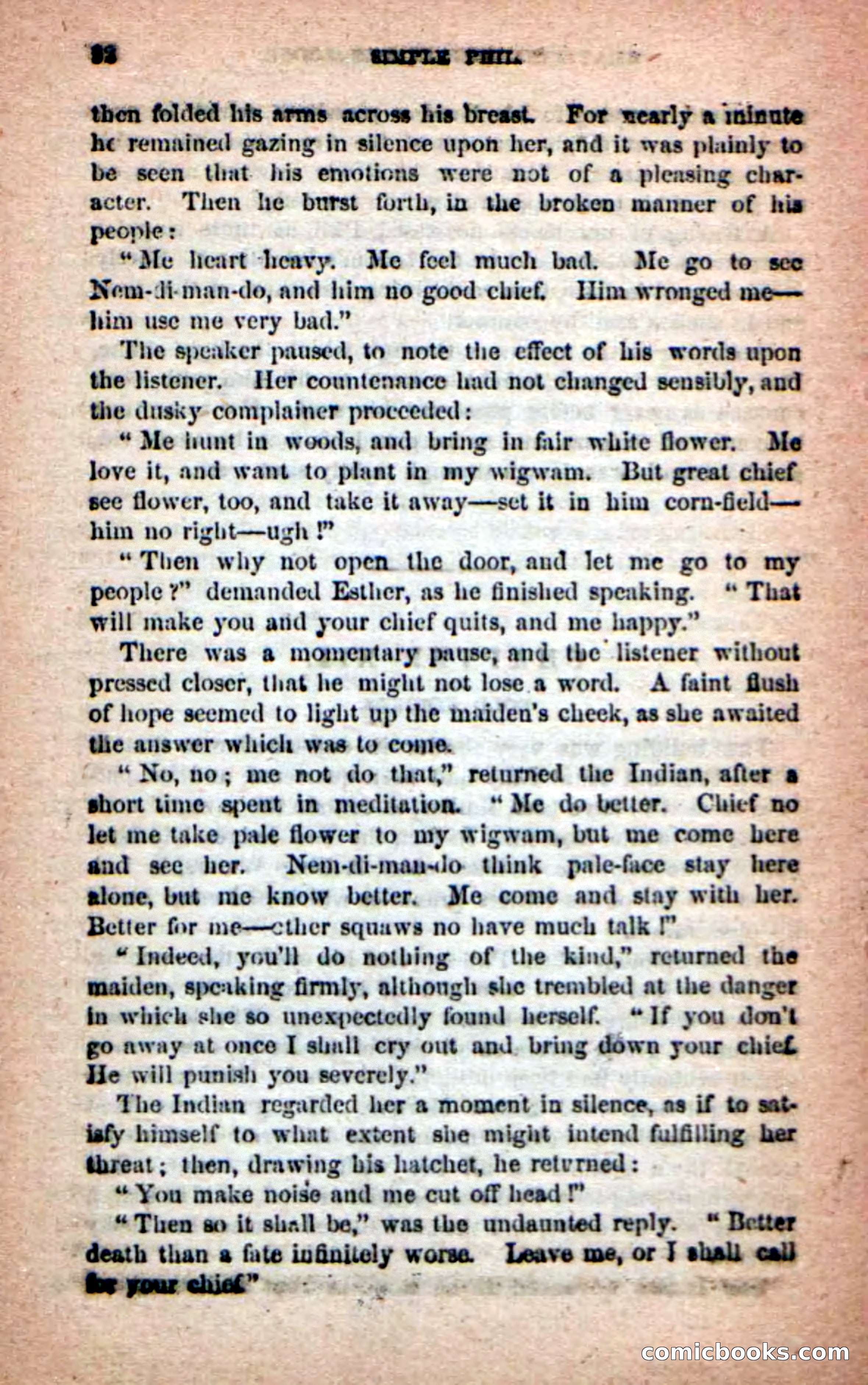 Beadle's Dime Novels: Simple Phil — page 88 of 100