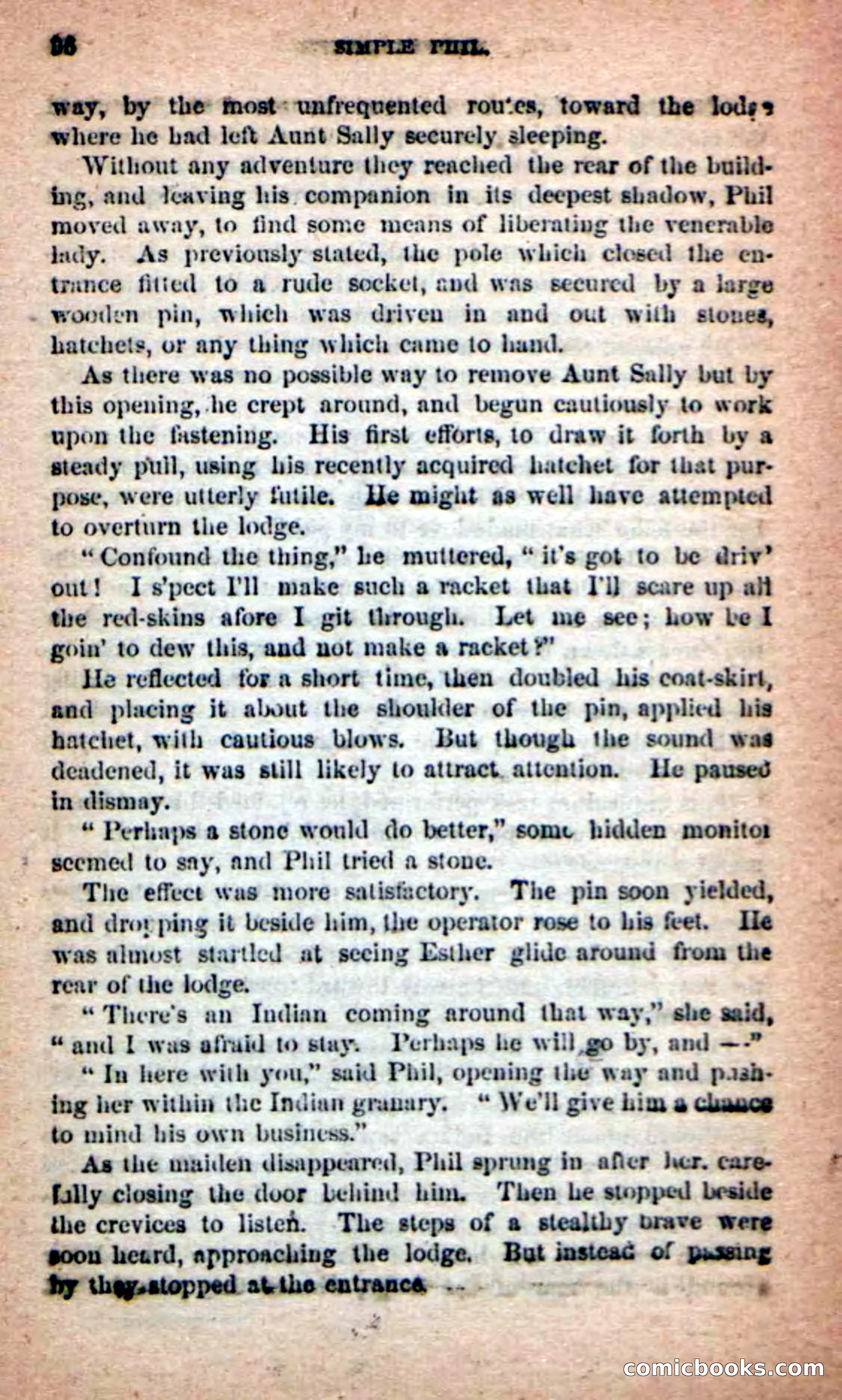 Beadle's Dime Novels: Simple Phil — page 92 of 100